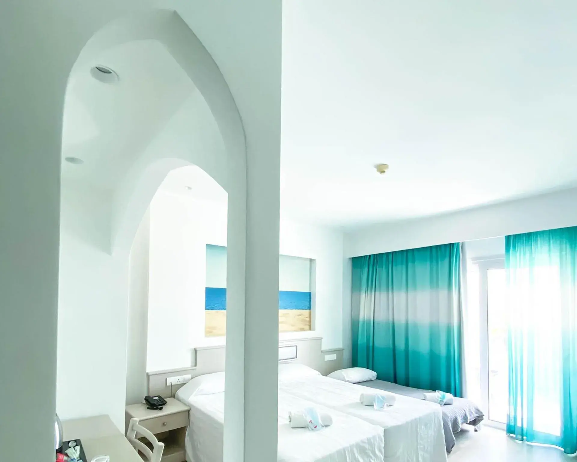 Twin Room with Balcony and Pool View - single occupancy in Anesis Hotel Twin Room with Balcony and Pool View - single occupancy in Anesis Hotel