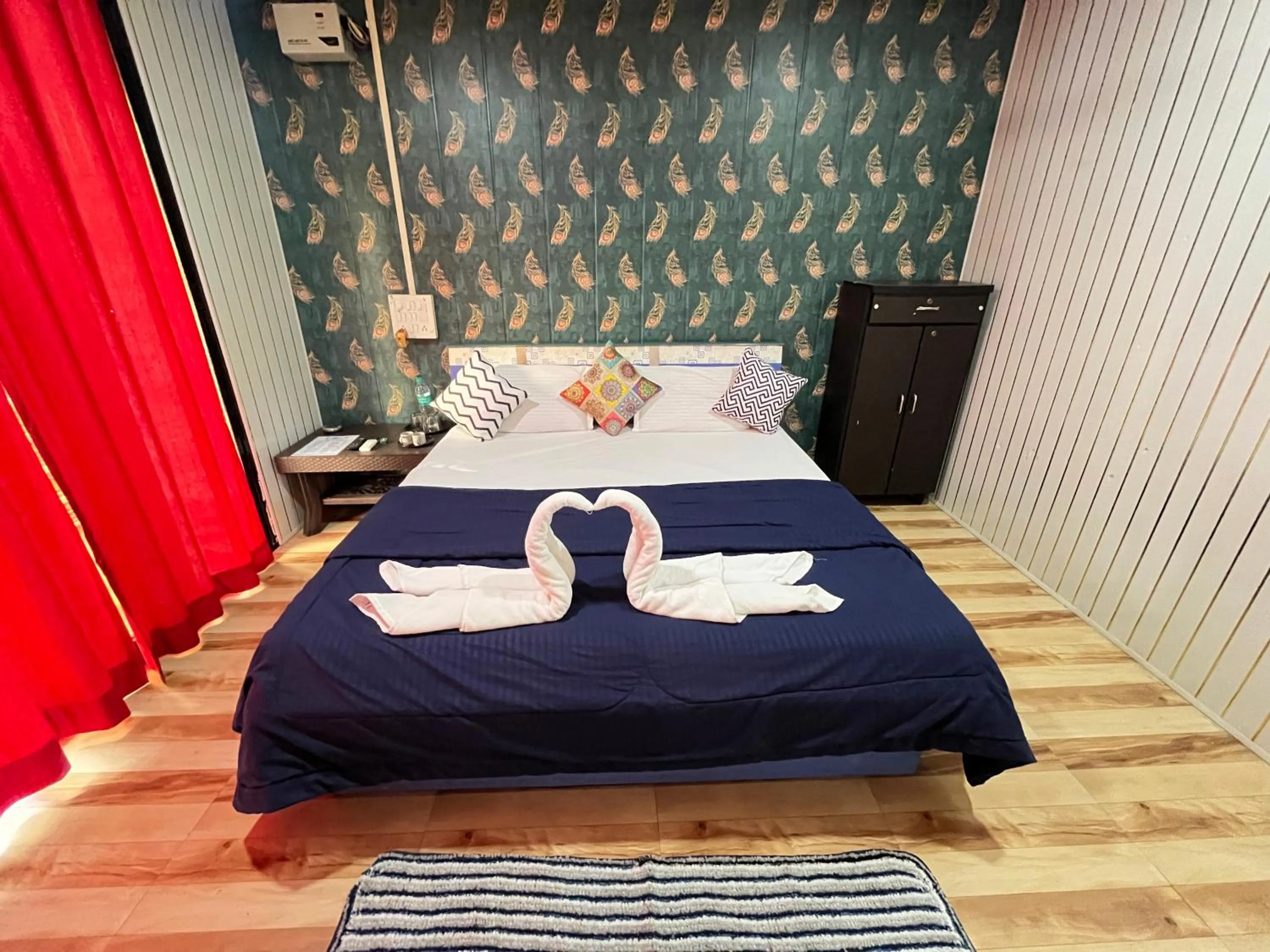 Bedroom, Bed in RK'S Resort Karjat