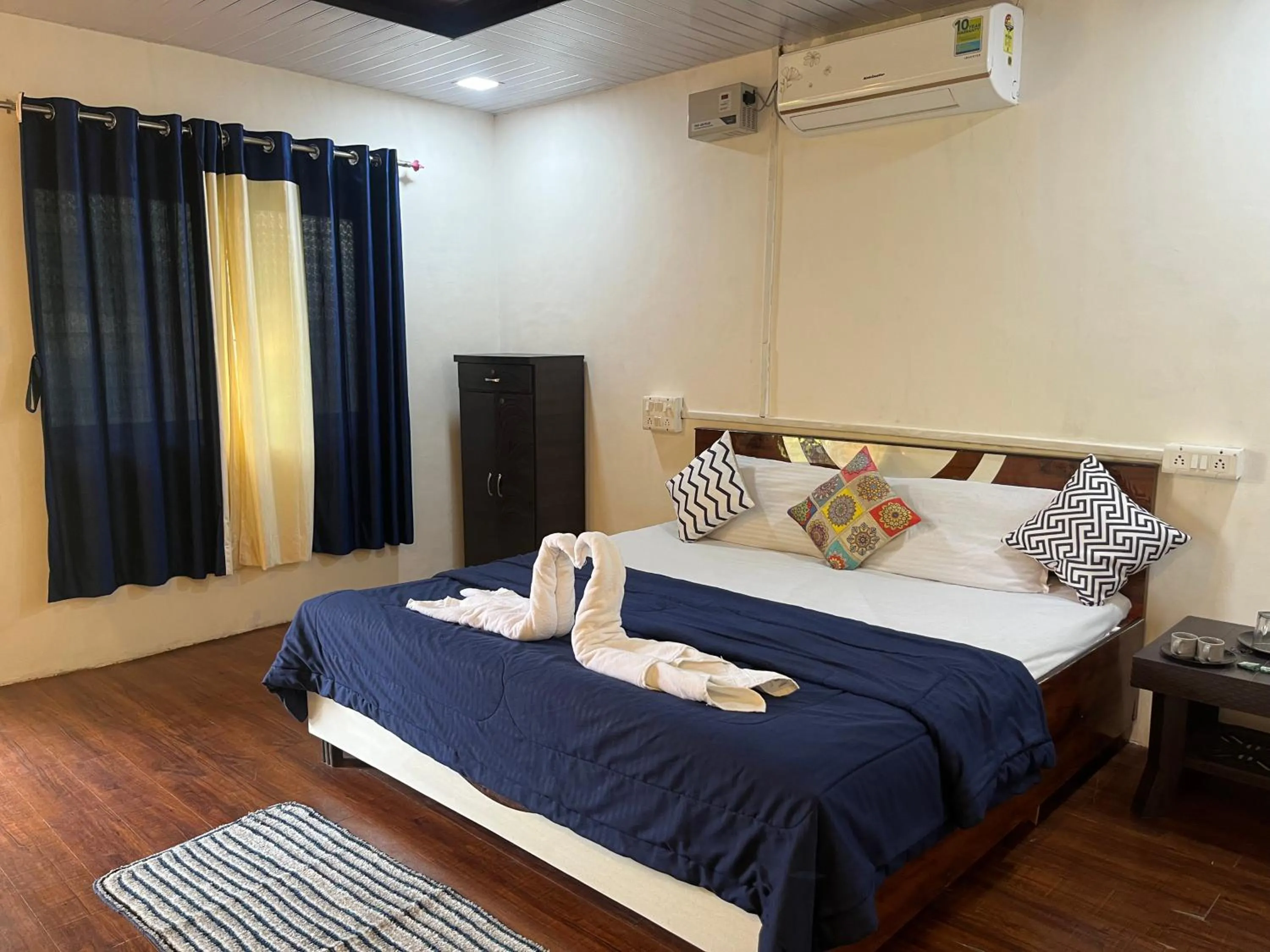 Bedroom, Bed in RK'S Resort Karjat