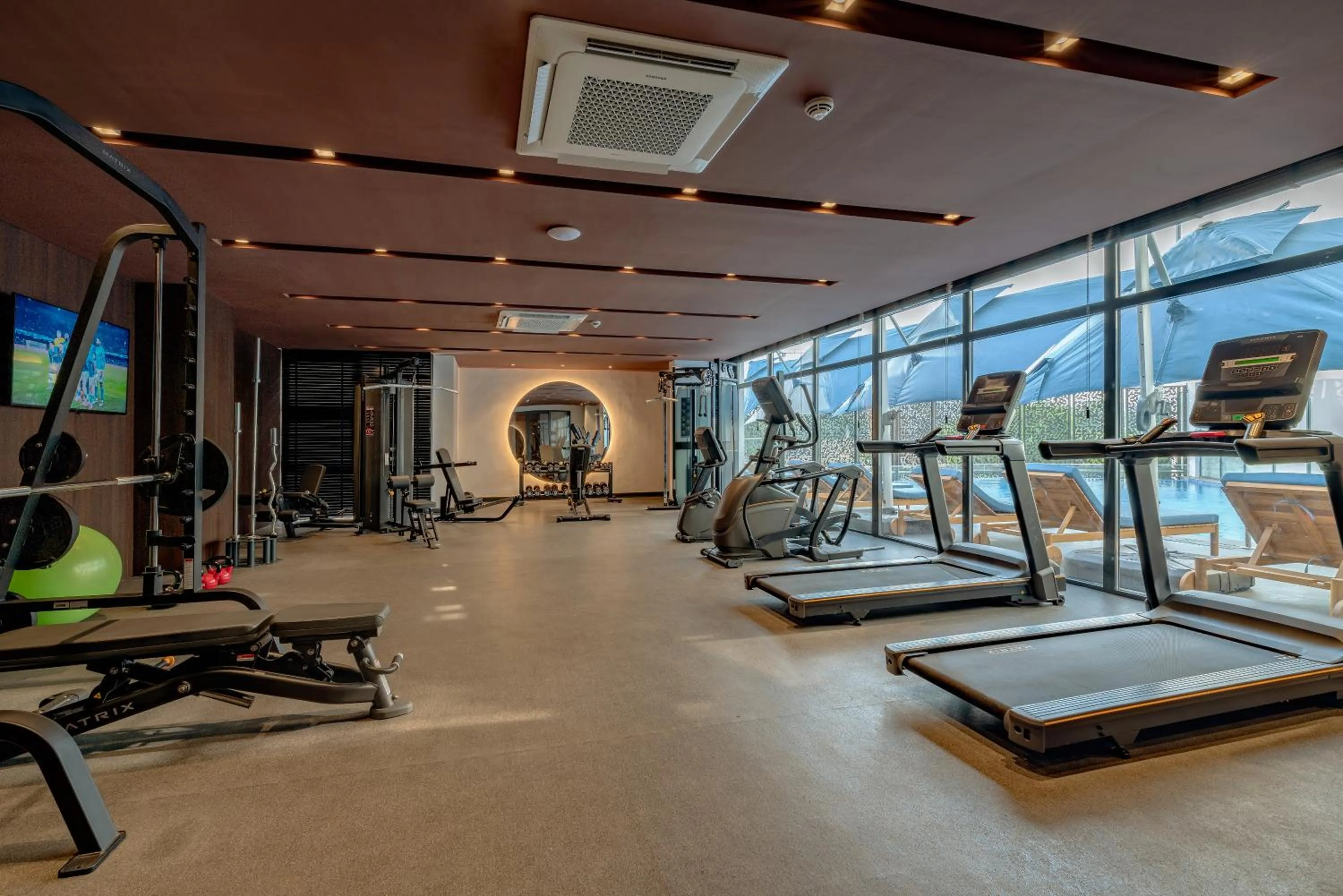 Fitness centre/facilities in The Pelican Hotel Cantonments Accra