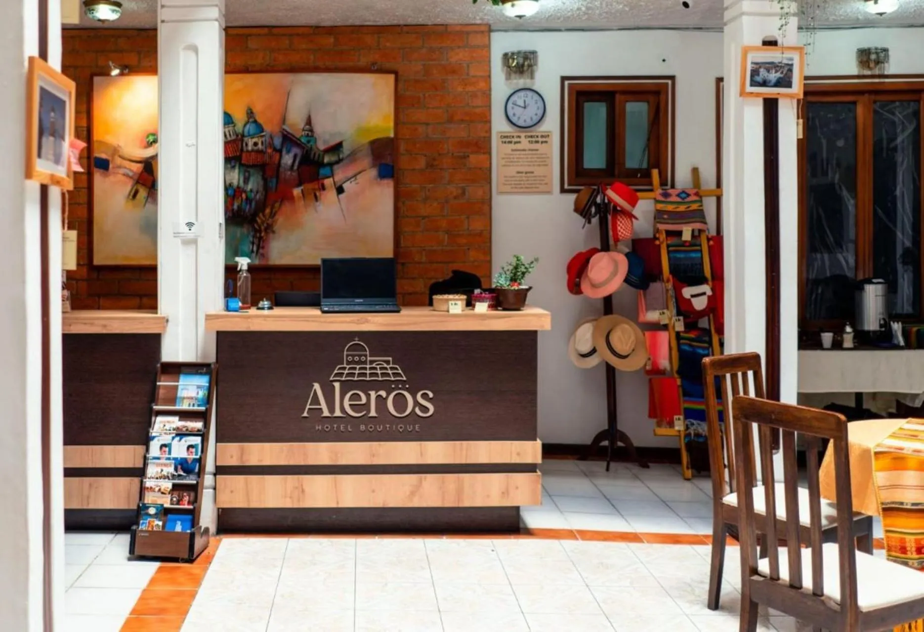 Lobby or reception in Aleros Hotel Boutique