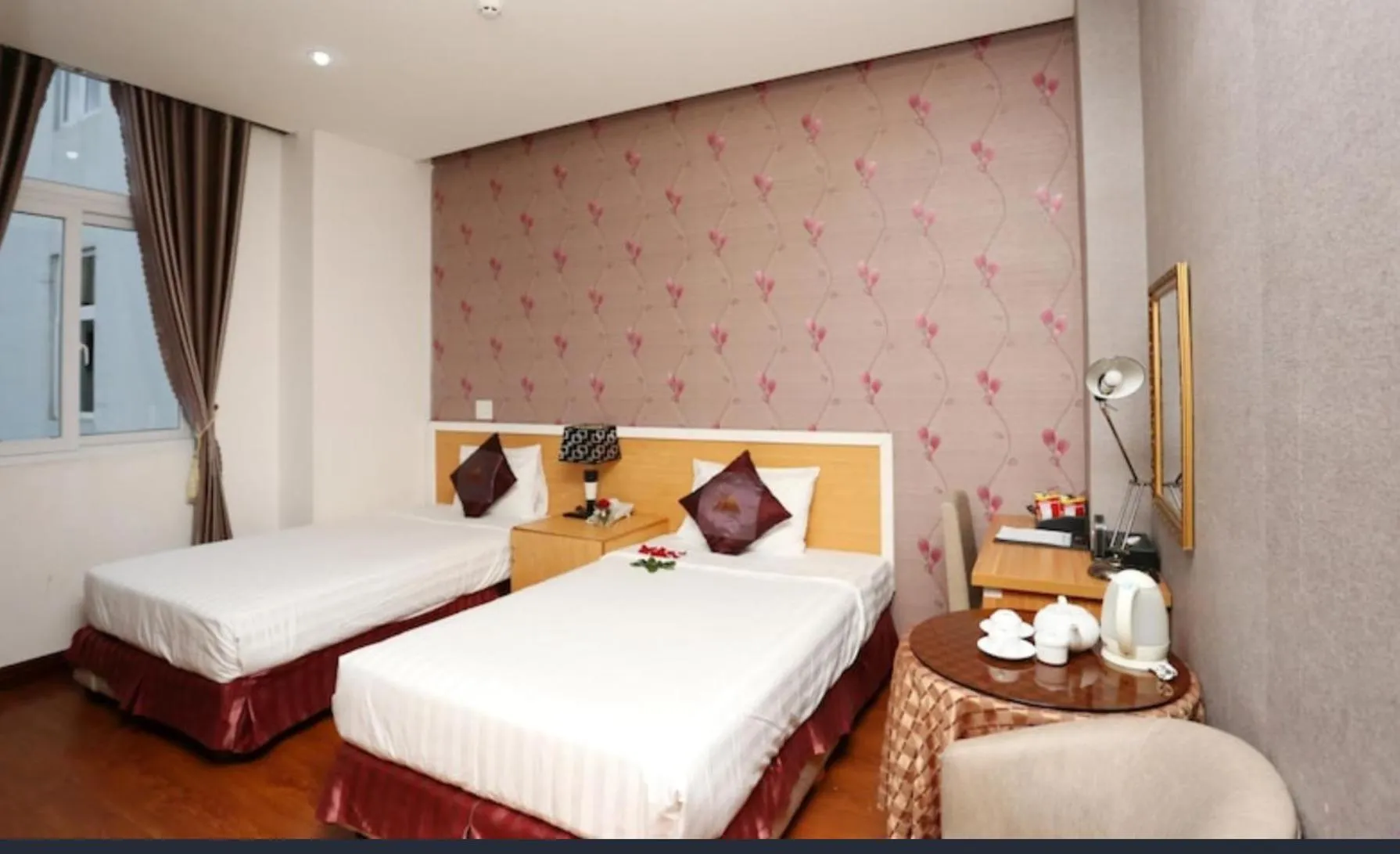 Photo of the whole room, Bed in Pho Nui Hotel