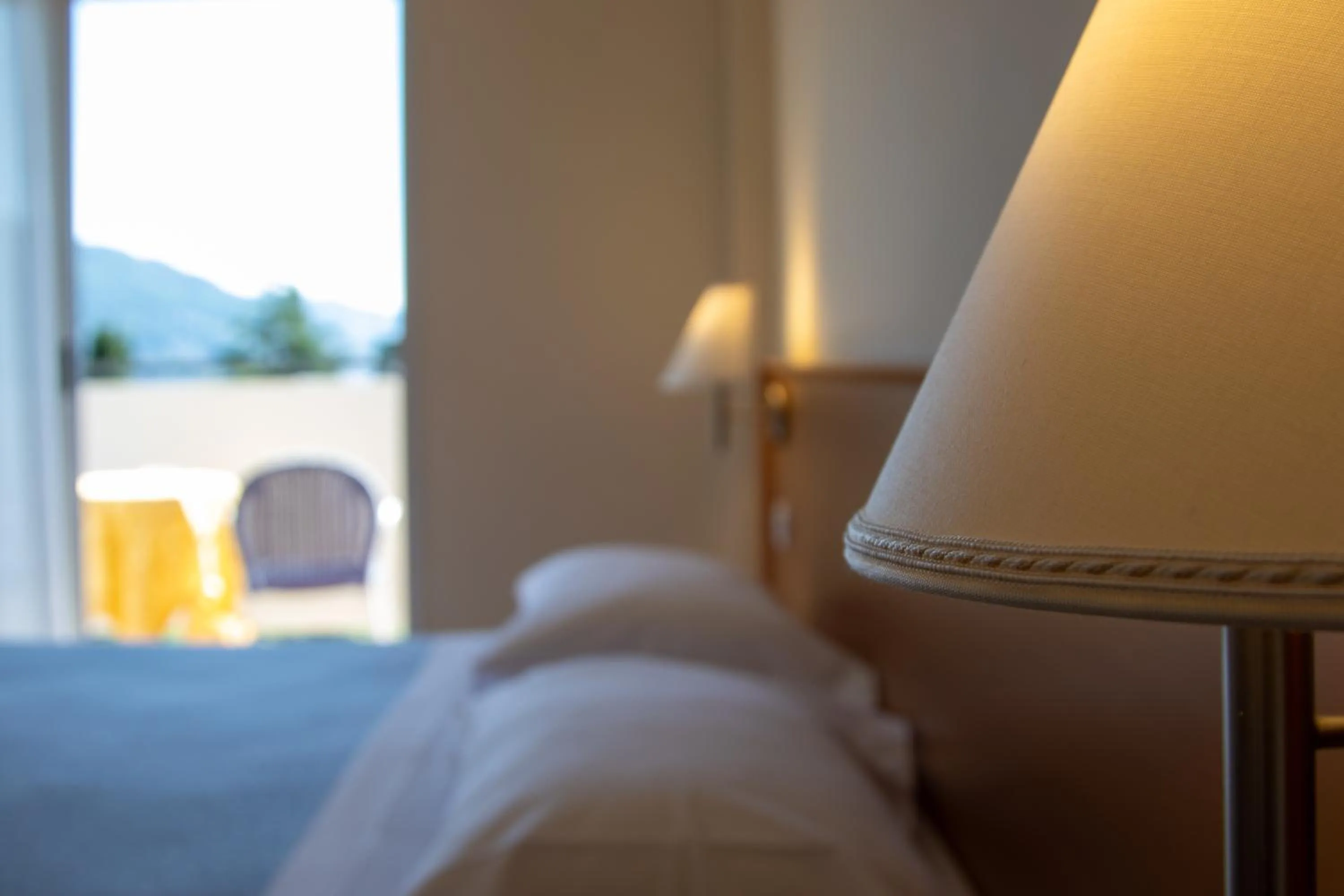 Decorative detail, Bed in Hotel Alpi