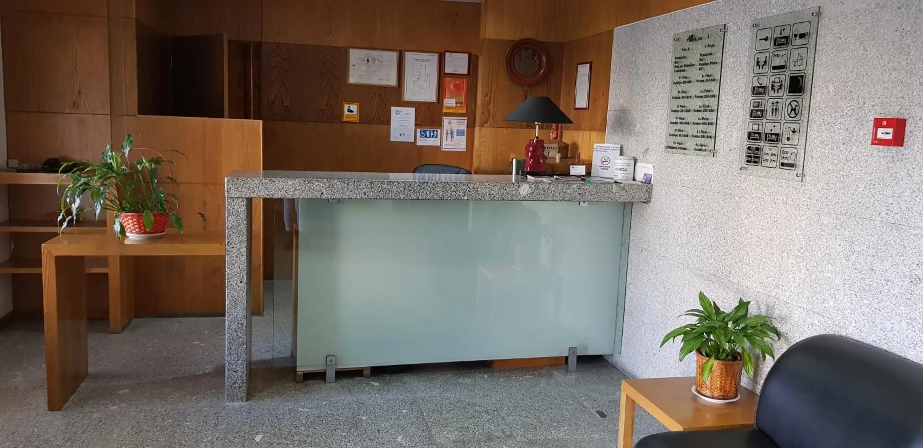 Lobby or reception in Hotel Nordeste Shalom