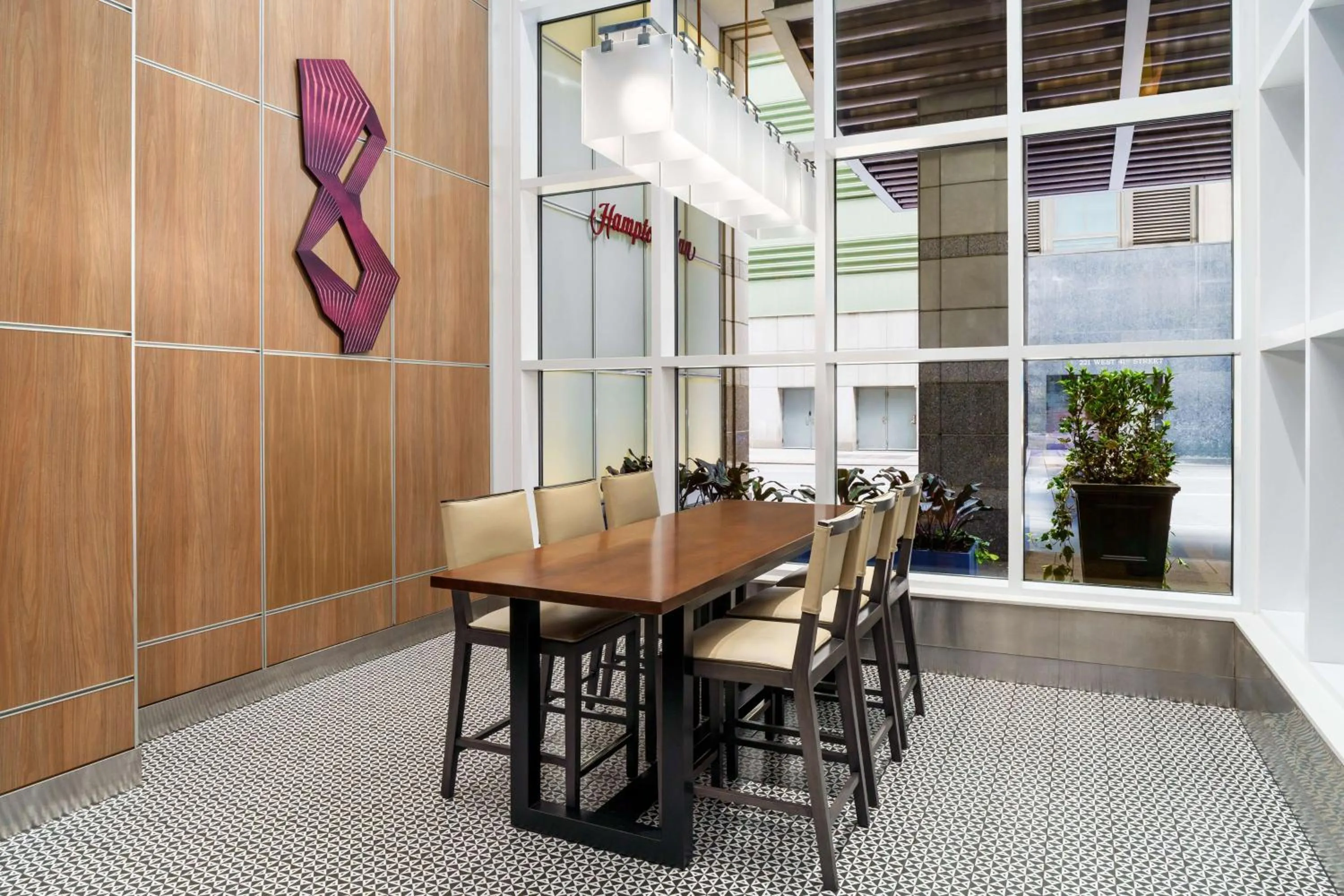 Lobby or reception in Hampton Inn Times Square Central