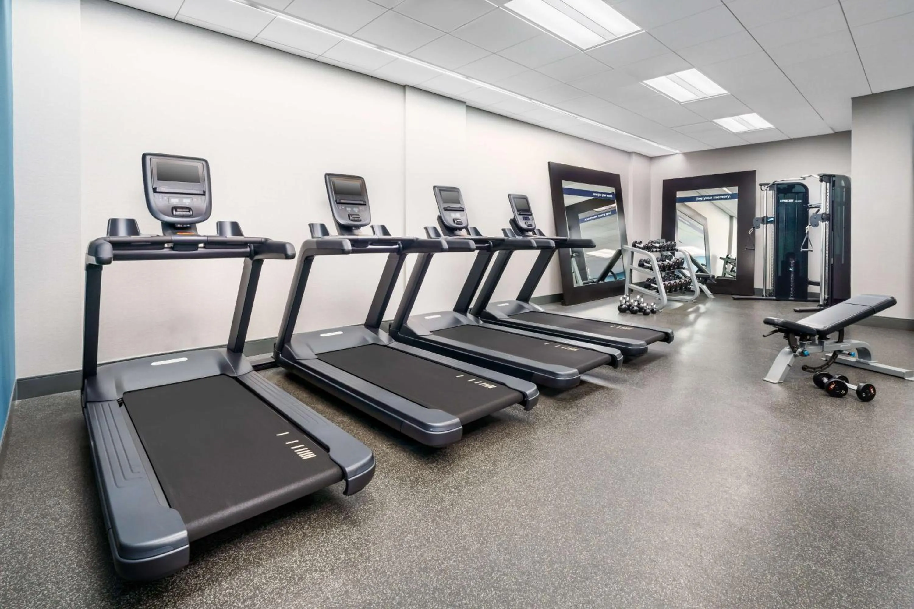 Fitness centre/facilities in Hampton Inn Times Square Central
