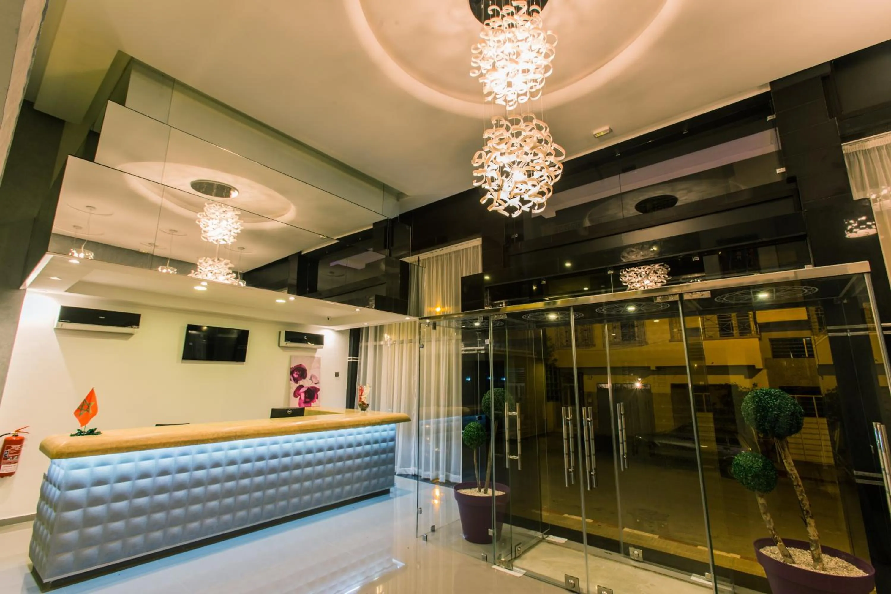 Lobby or reception in Hotel Swani