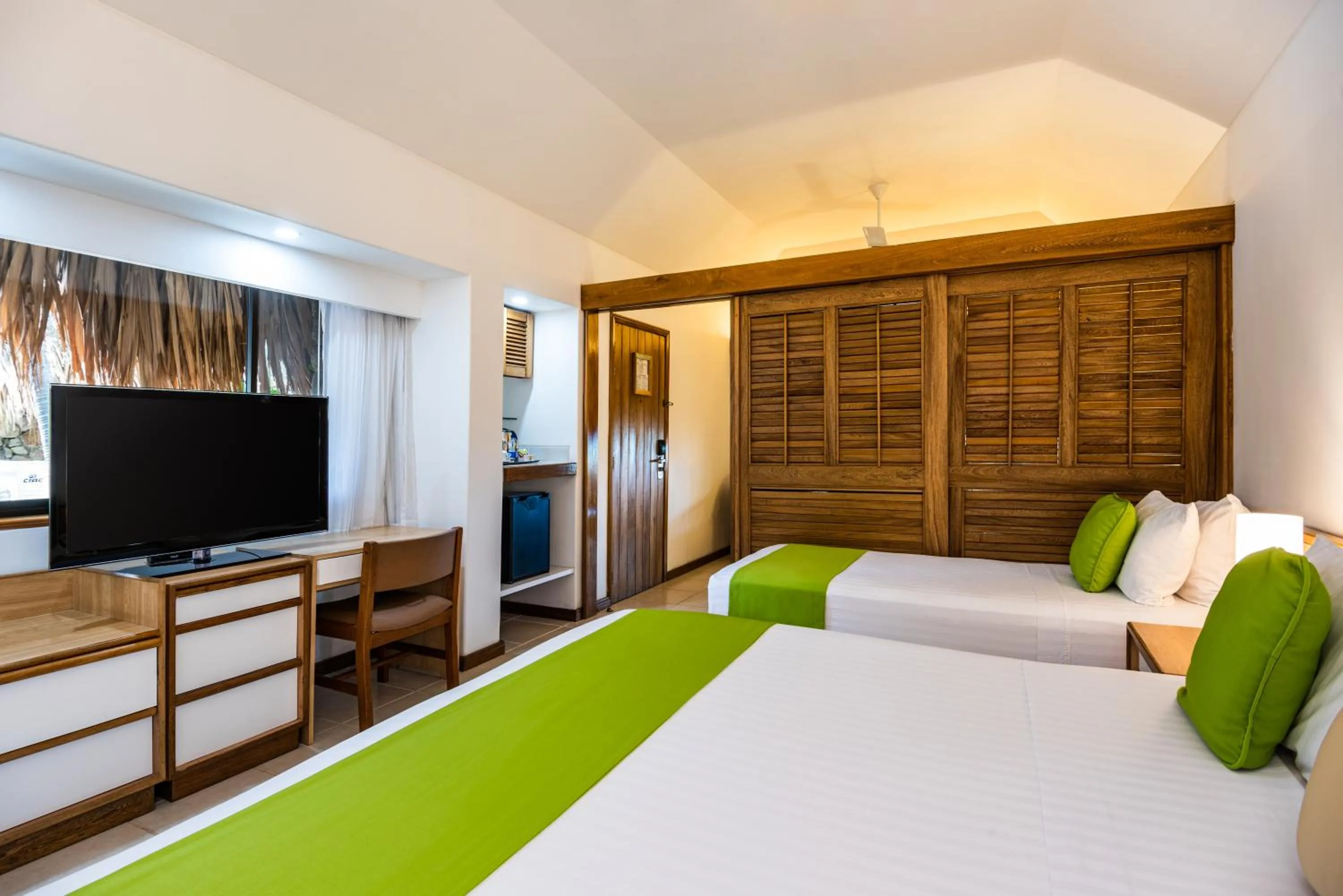 Bed in Hotel Irotama Bungalows & Bohios