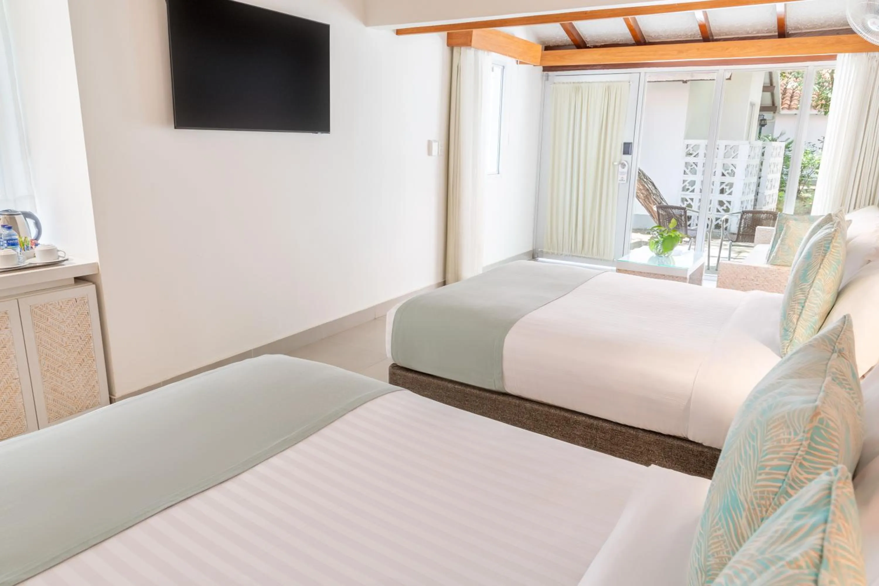 Bed in Hotel Irotama Bungalows & Bohios