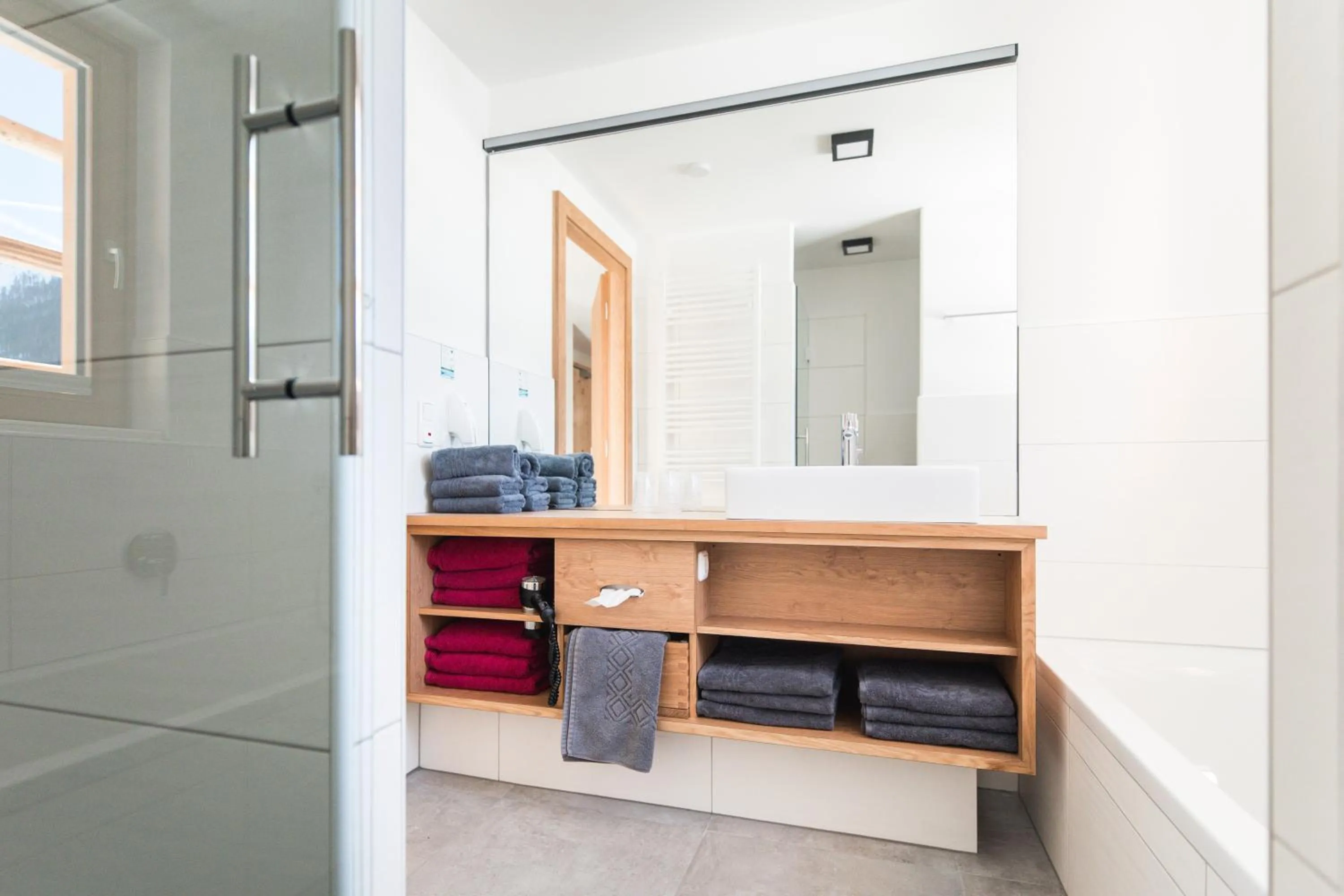 Bathroom in Almfamilyhotel Scherer