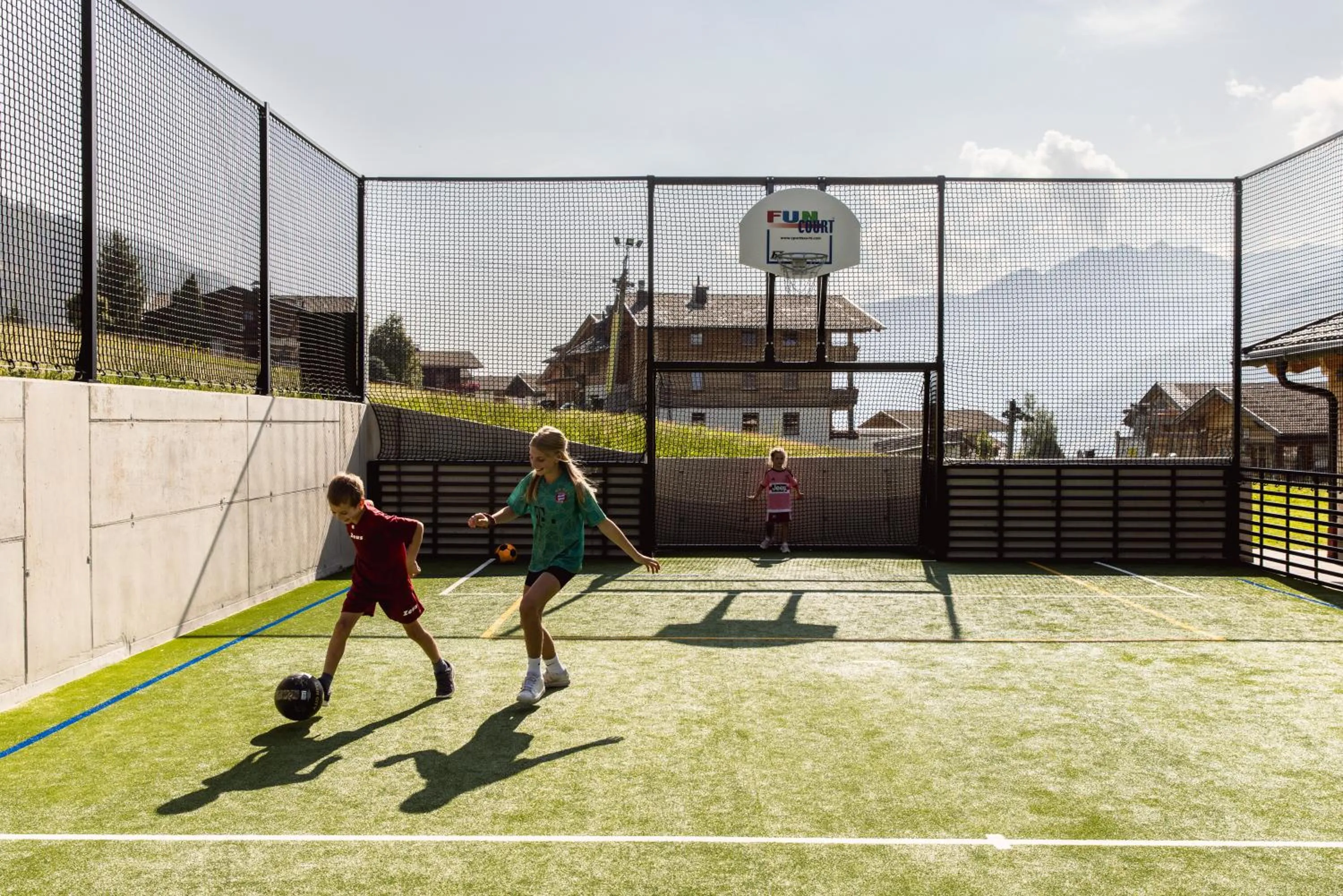 Children play ground in Almfamilyhotel Scherer