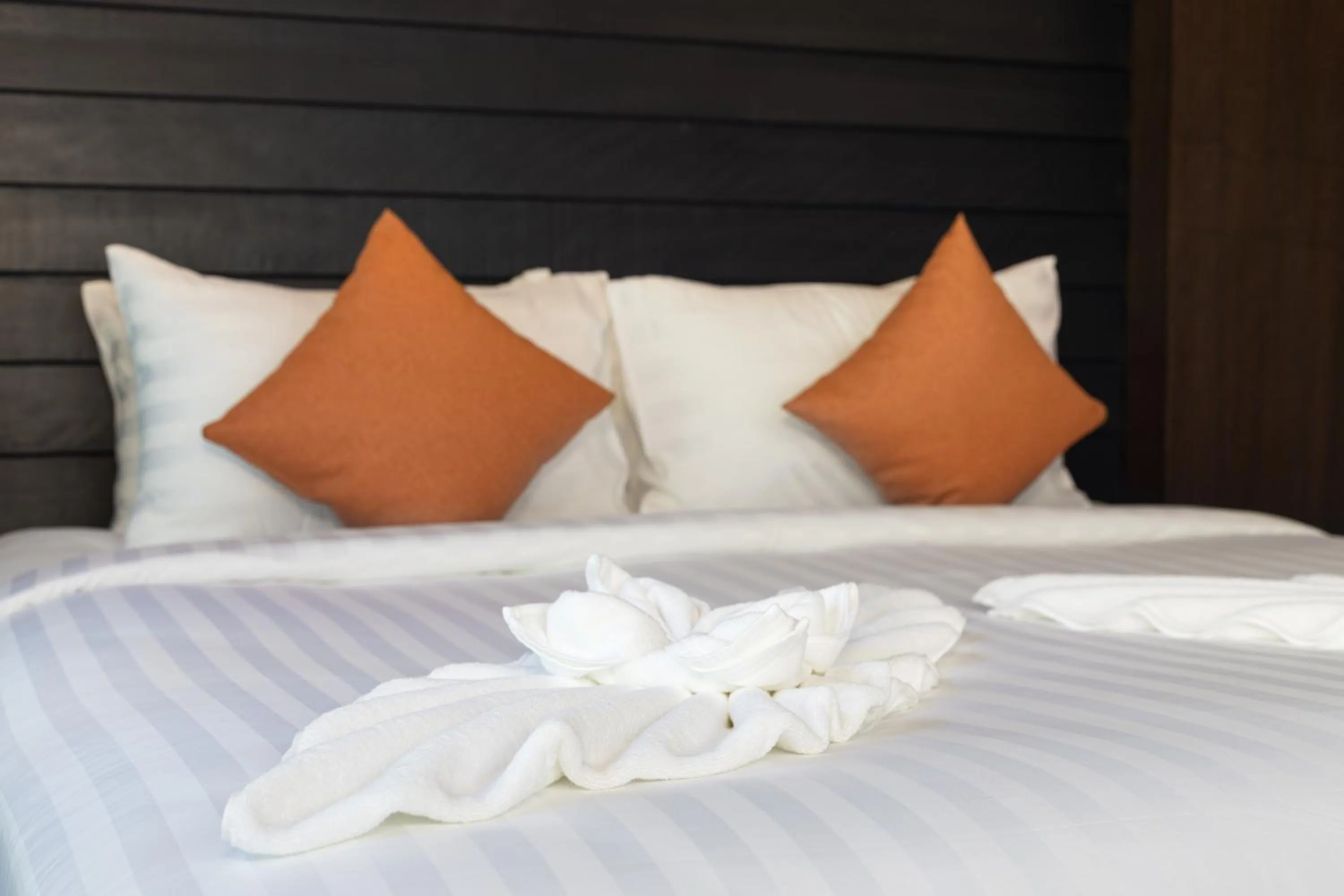 Bed in Blue Palm Residence Kata