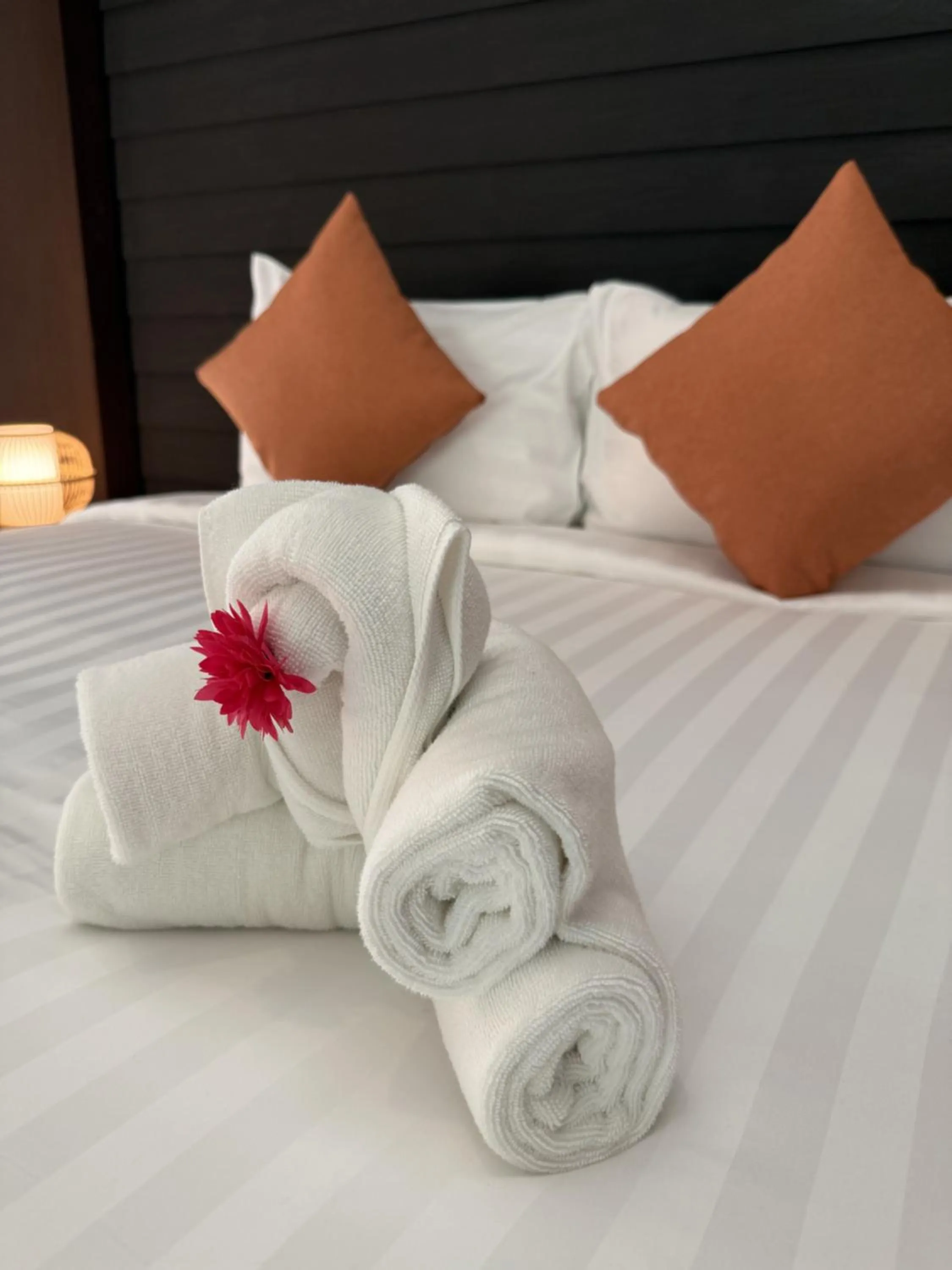 Bed in Blue Palm Residence Kata