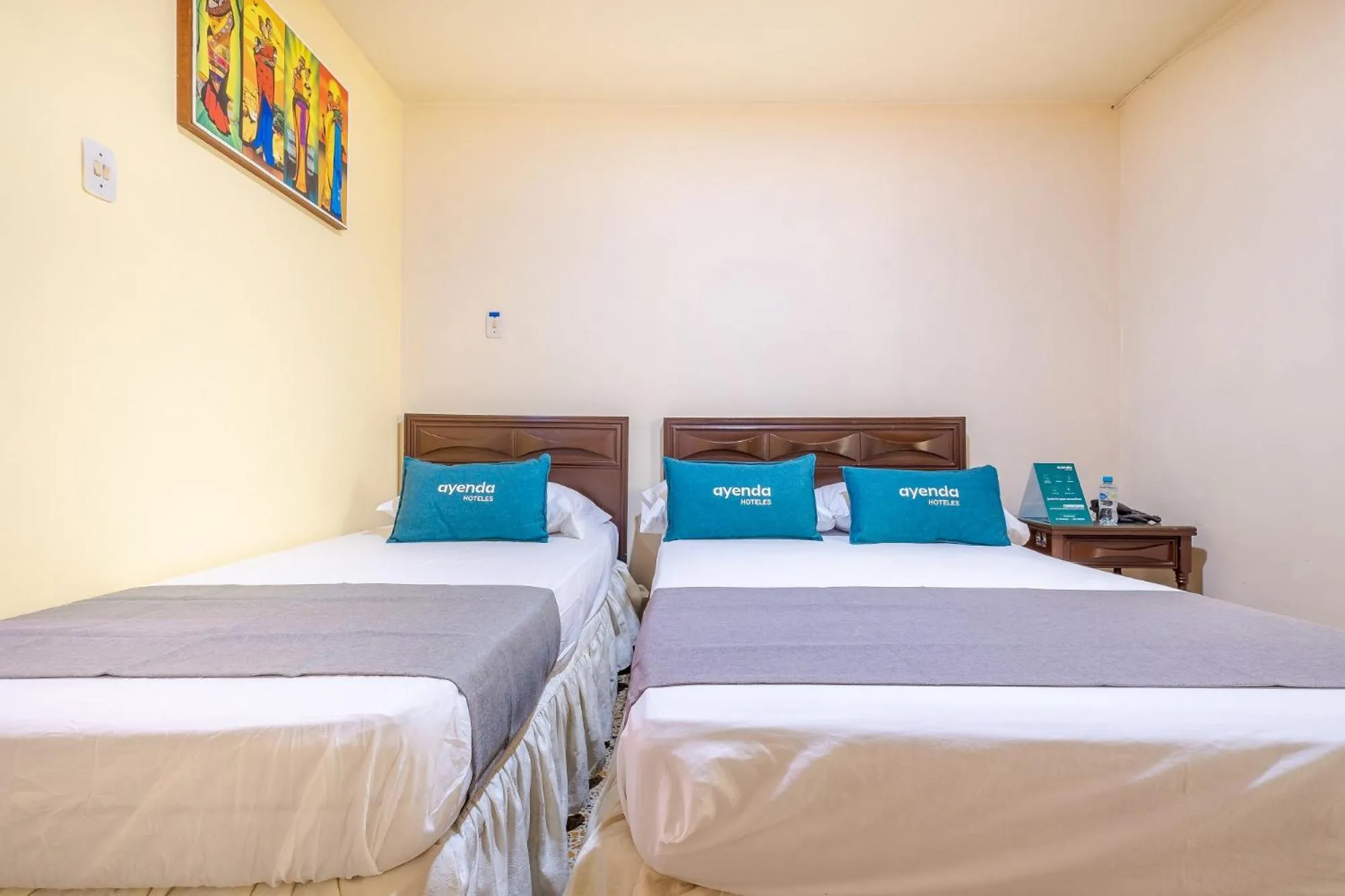 Bed in Hotel Almirante