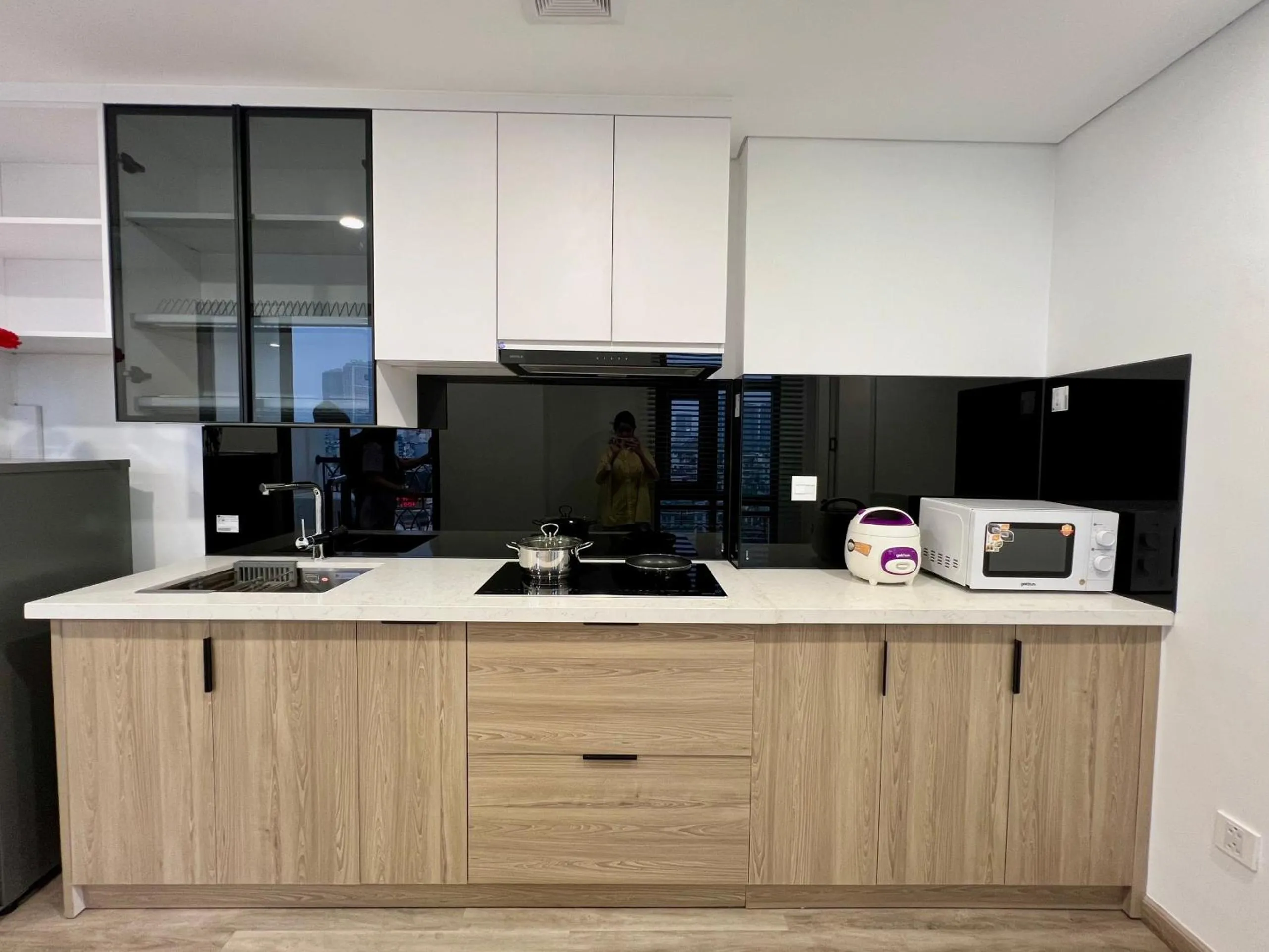 stove in 22Land Legend Hotel & Residence