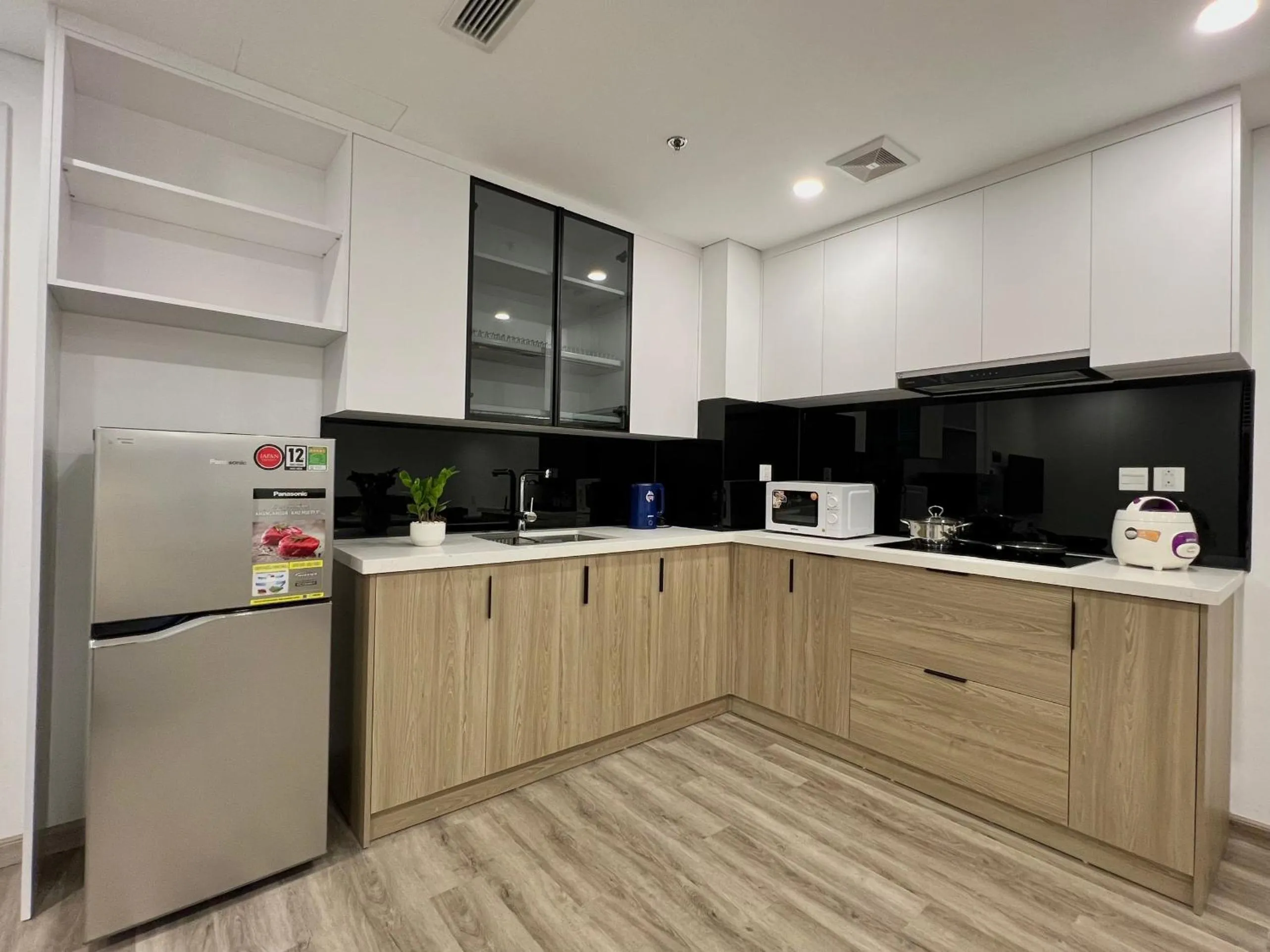 Kitchen or kitchenette in 22Land Legend Hotel & Residence