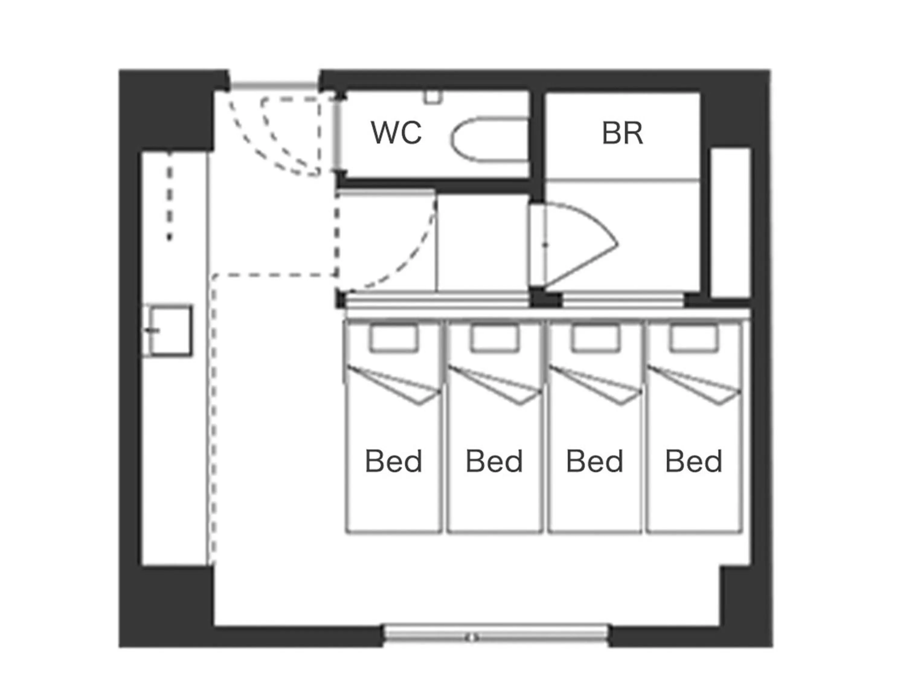 Floor plan in LACER OKINAWA NAHA Miebashi