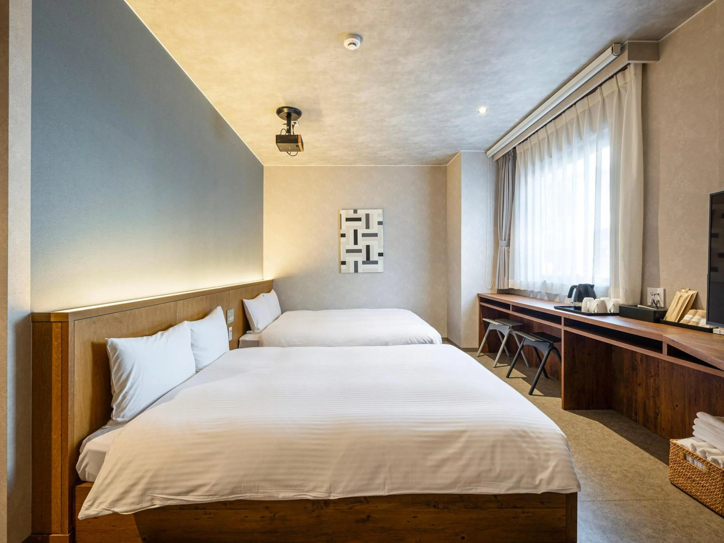 Bed in LACER OKINAWA NAHA Miebashi