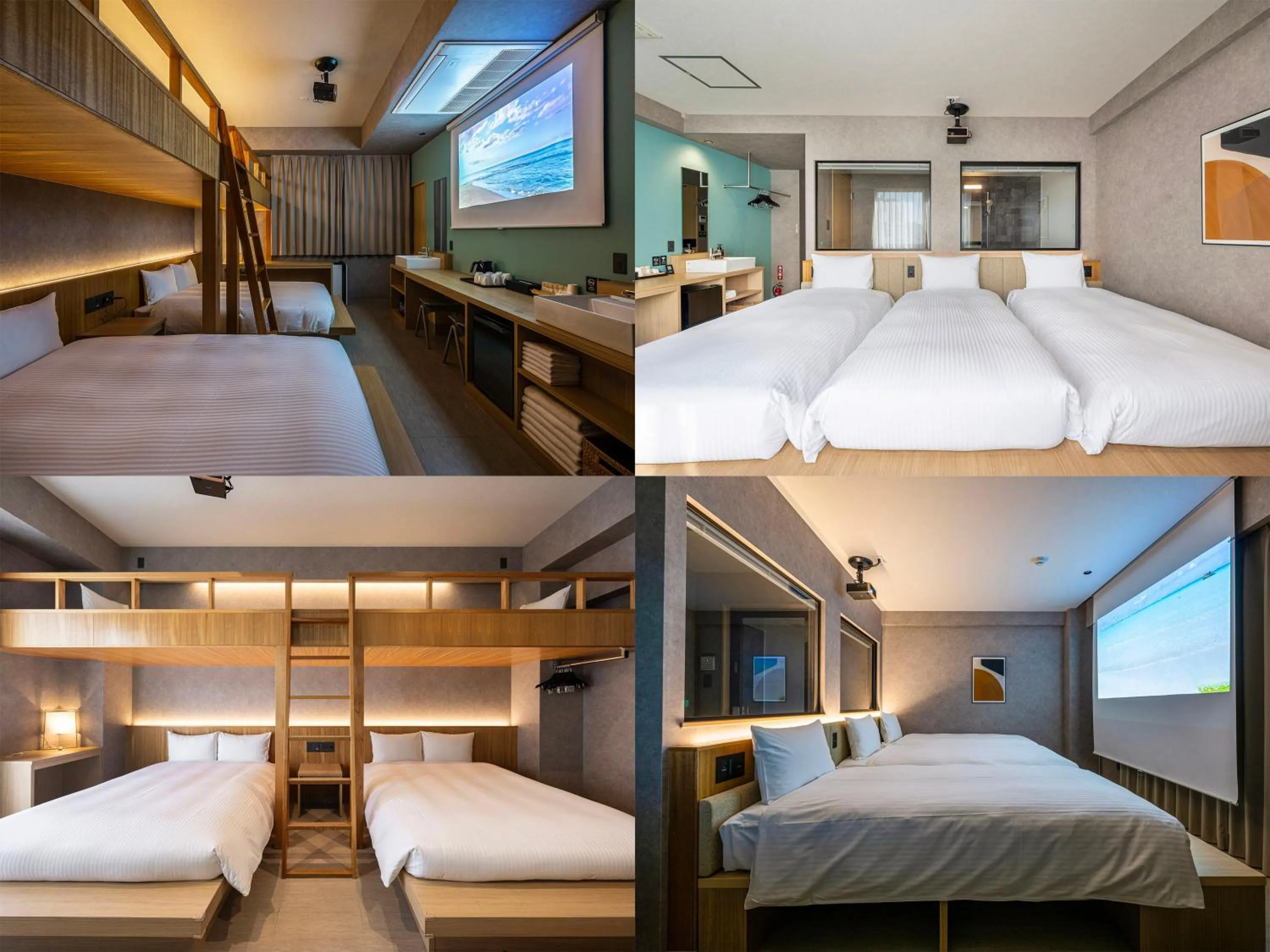 Bed in LACER OKINAWA NAHA Tomariport