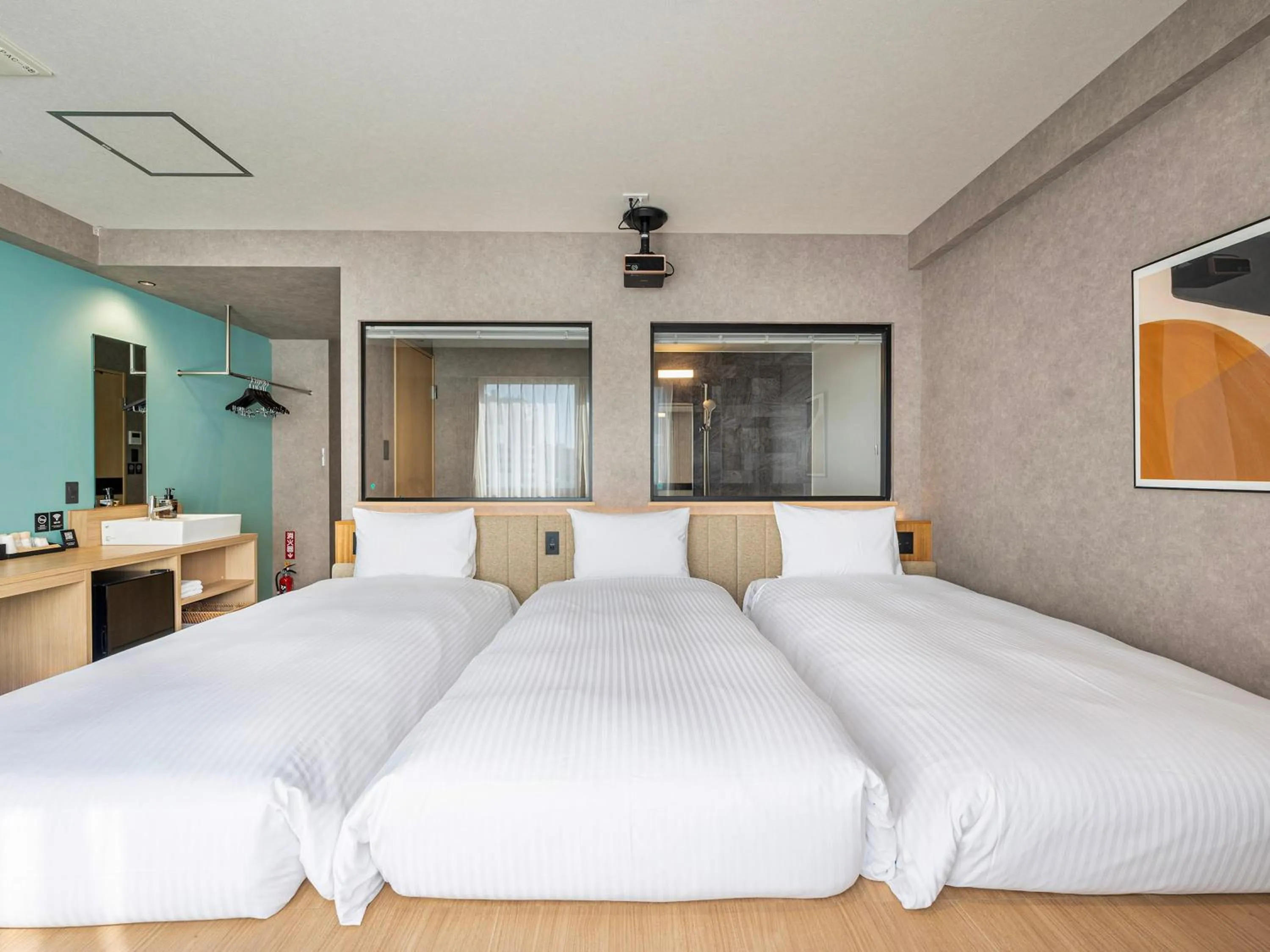 Bed in LACER OKINAWA NAHA Tomariport