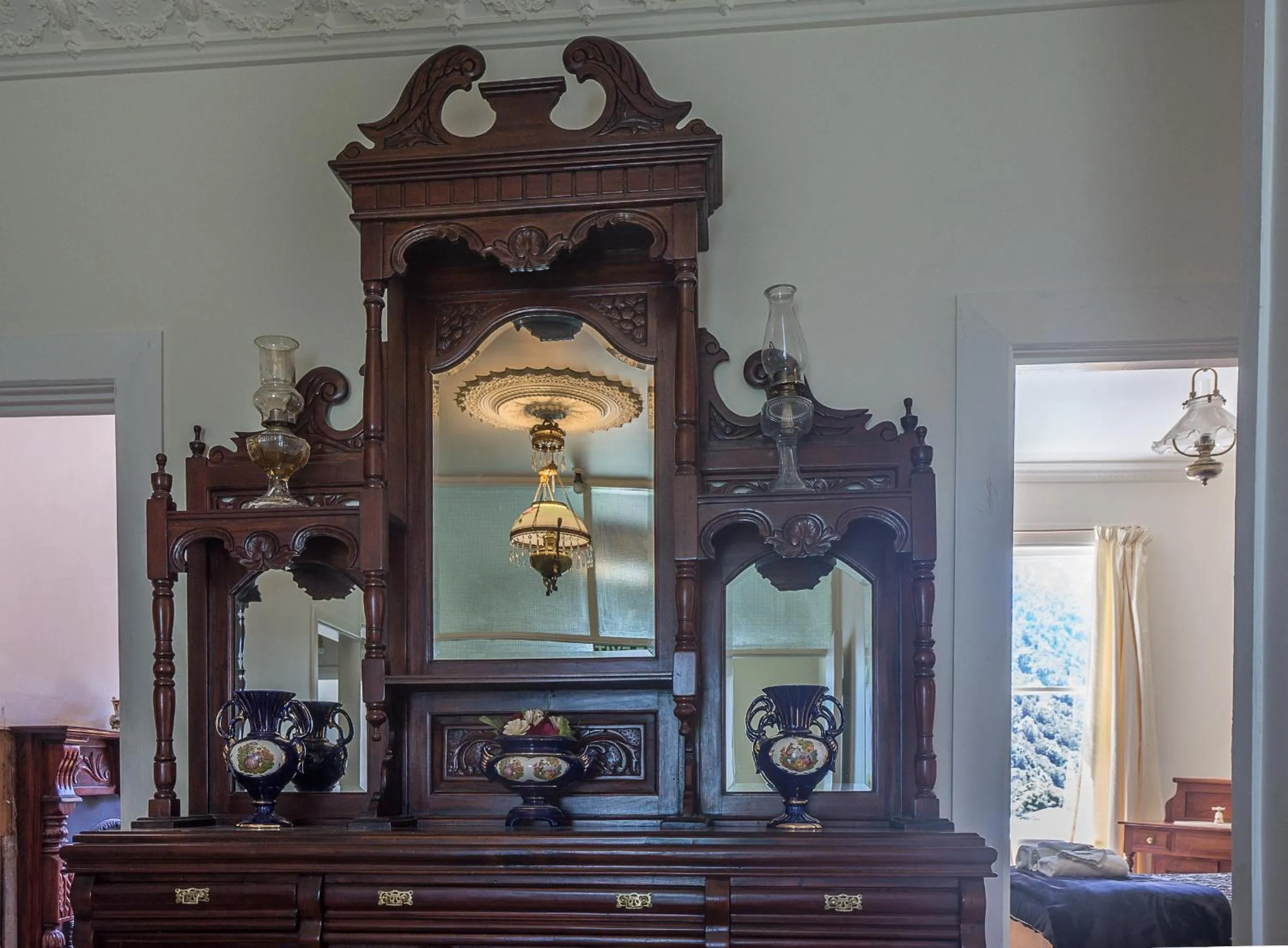 Decorative detail in Otira Stagecoach Hotel