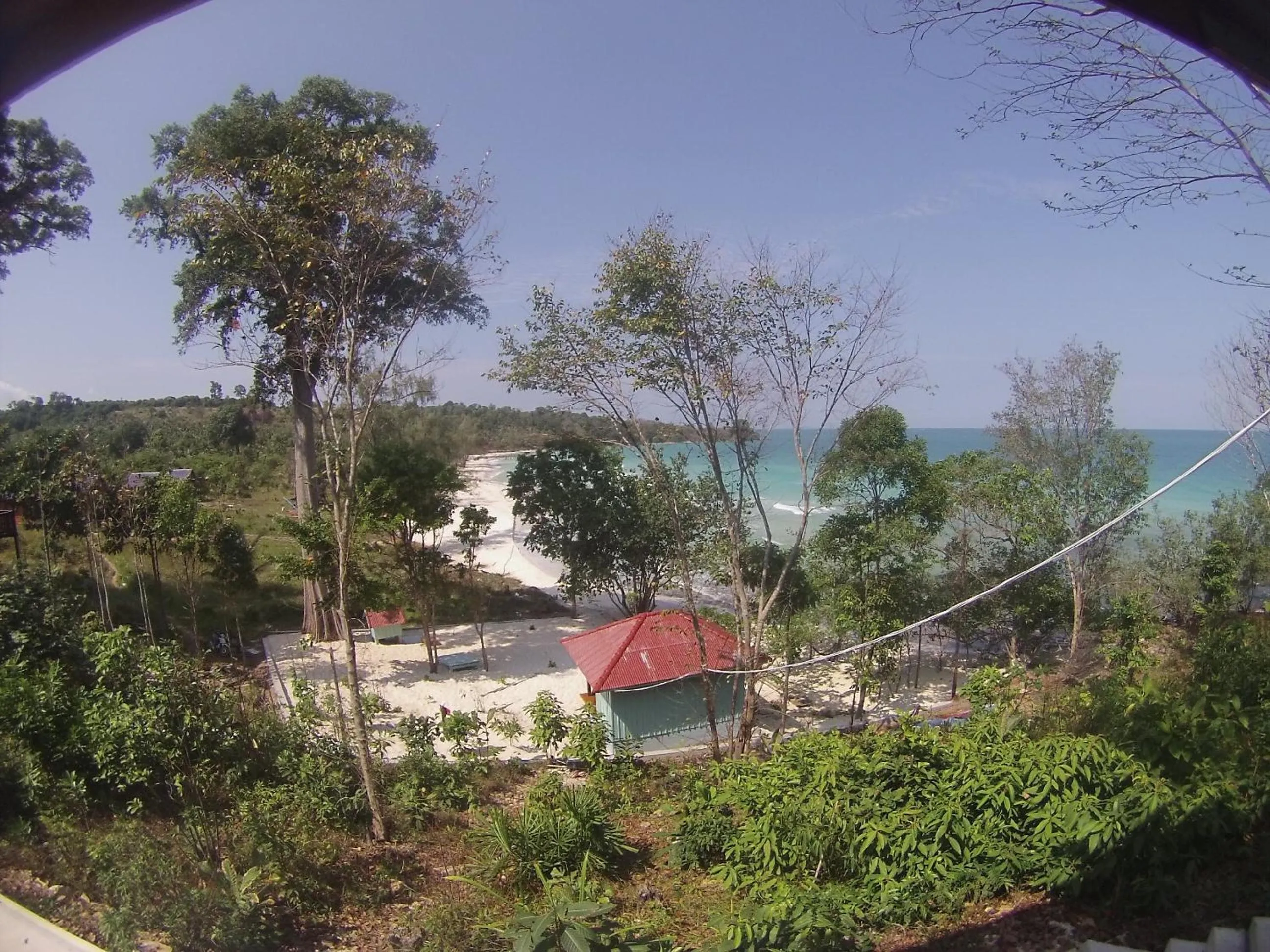 Bird's eye view in Coconutbeach Bungalows
