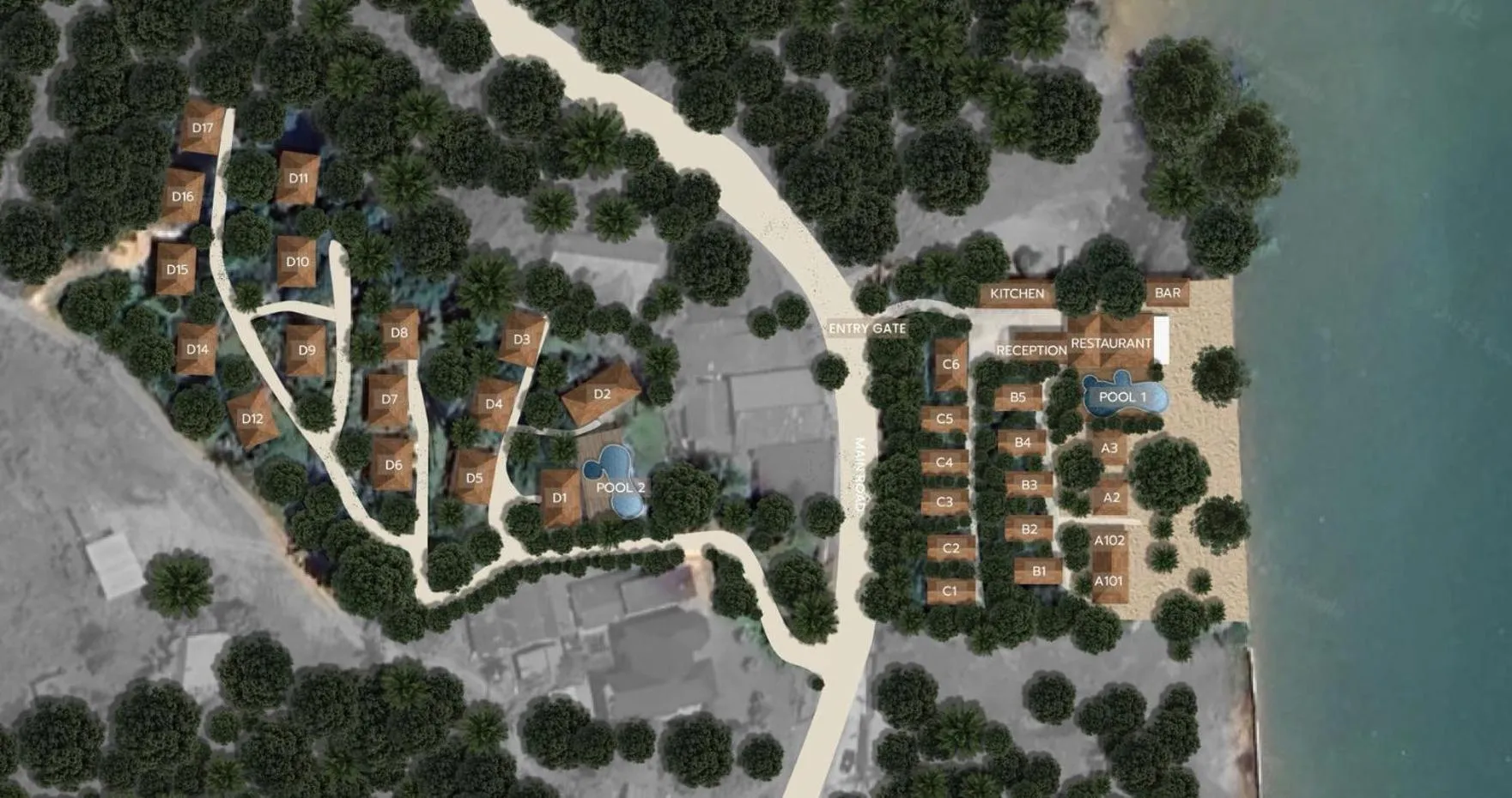 Property building in Thiwson Beach Resort - SHA Extra Plus