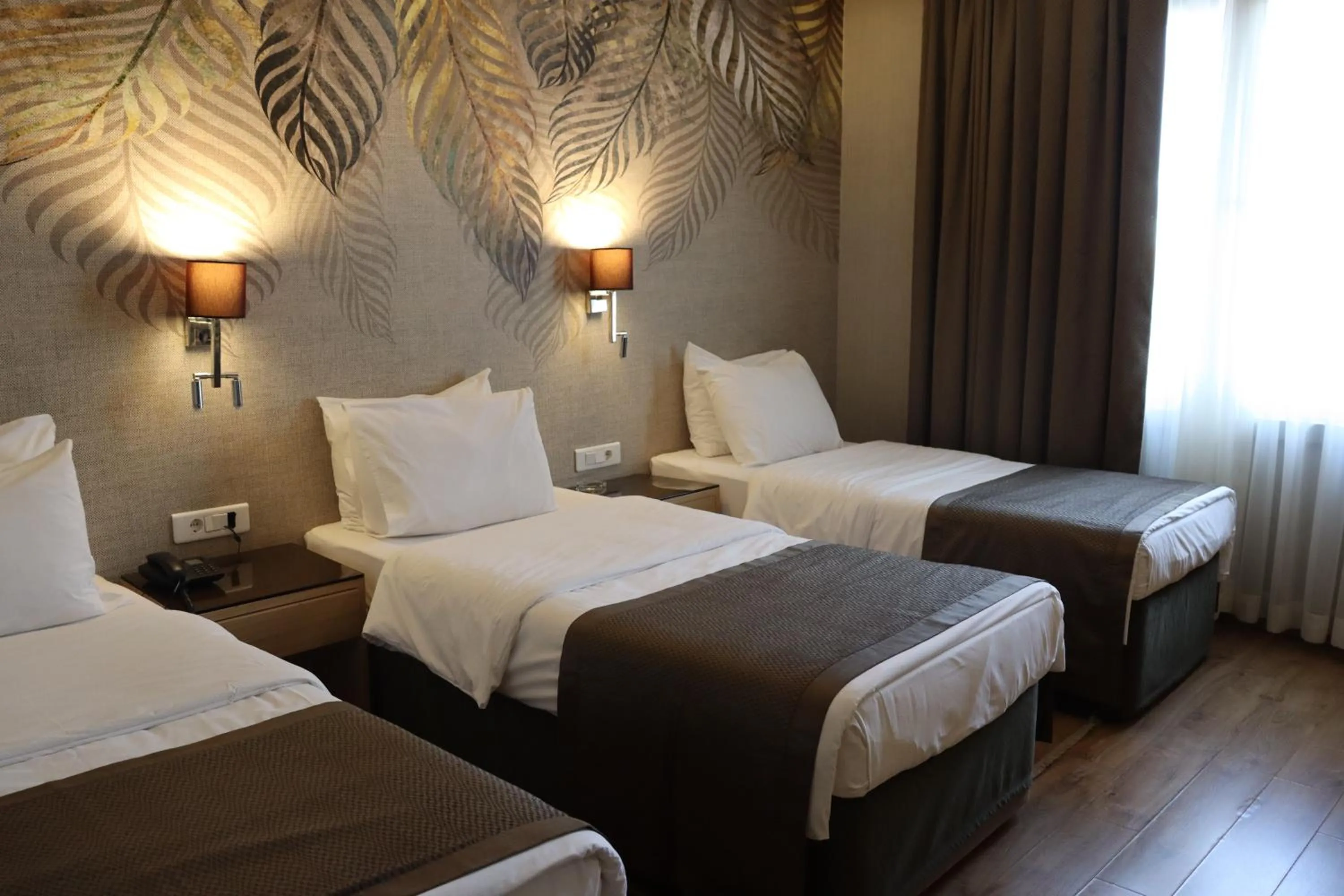 Bed in Riva Hotel Taksim