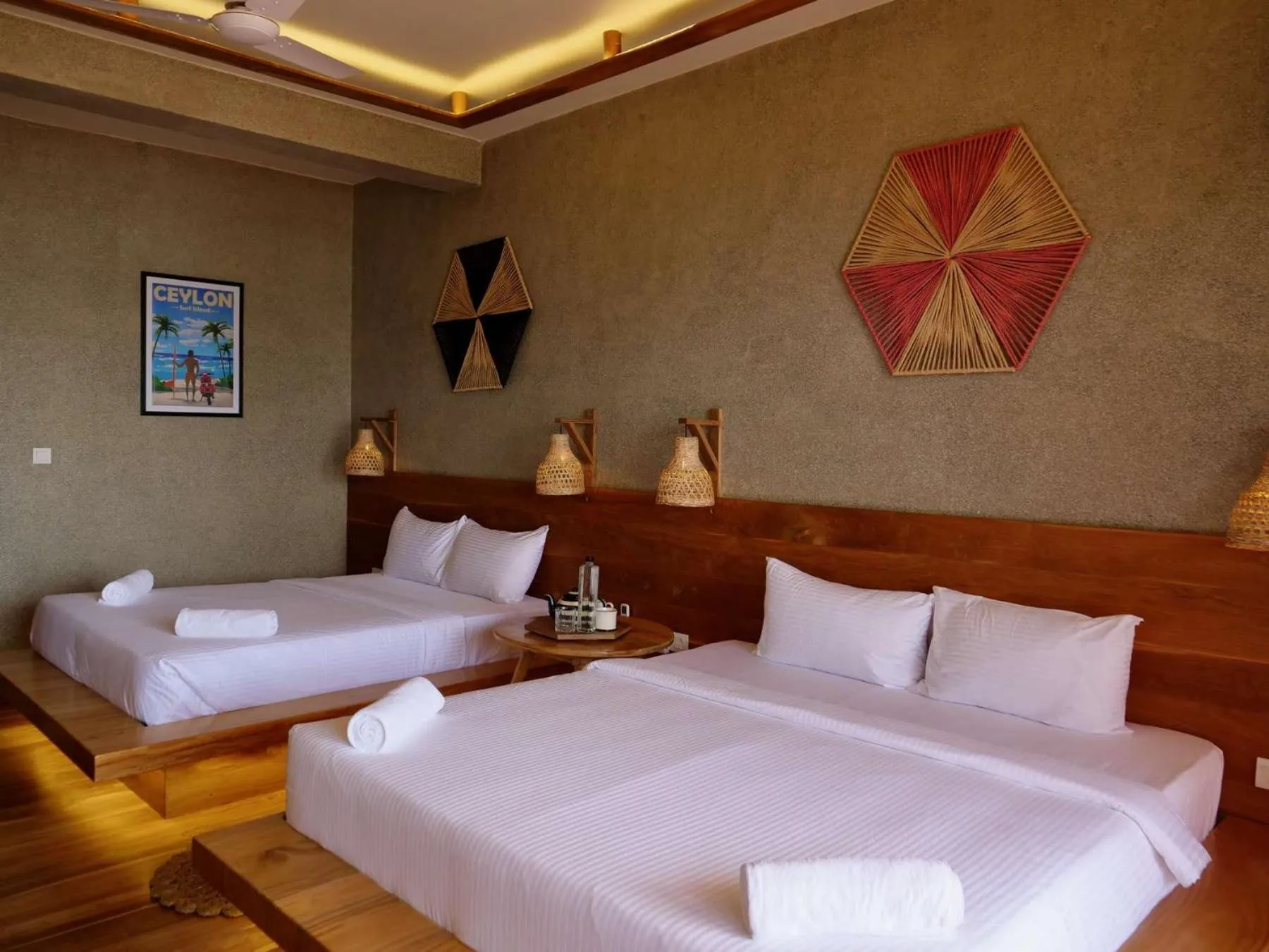 Bed in Coast 67 Boutique Hotel