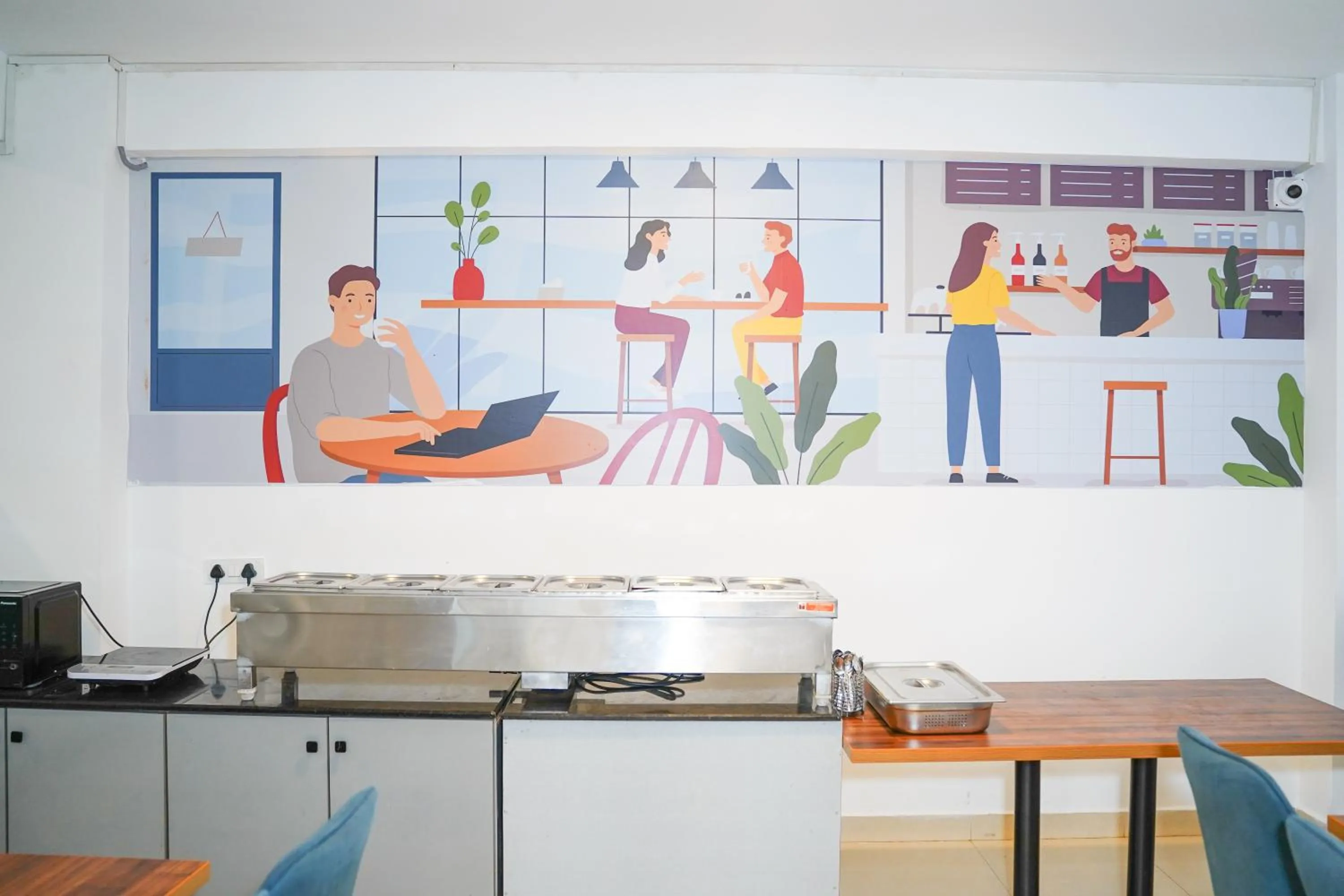 Kitchen or kitchenette in Housr 78 Madhapur Hitech City Near Yashoda Hospital