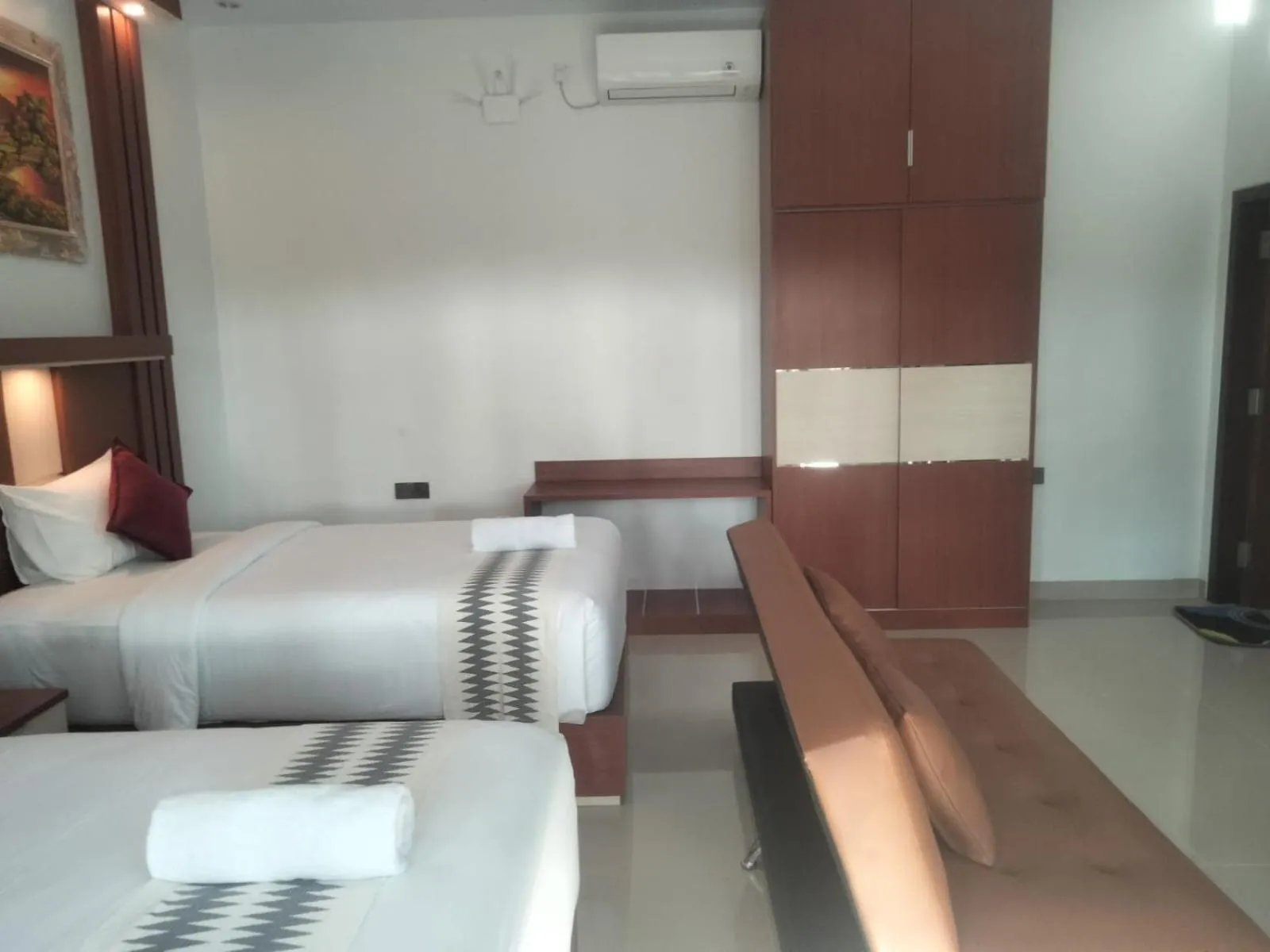 Bed in Coconut Hill Cottage