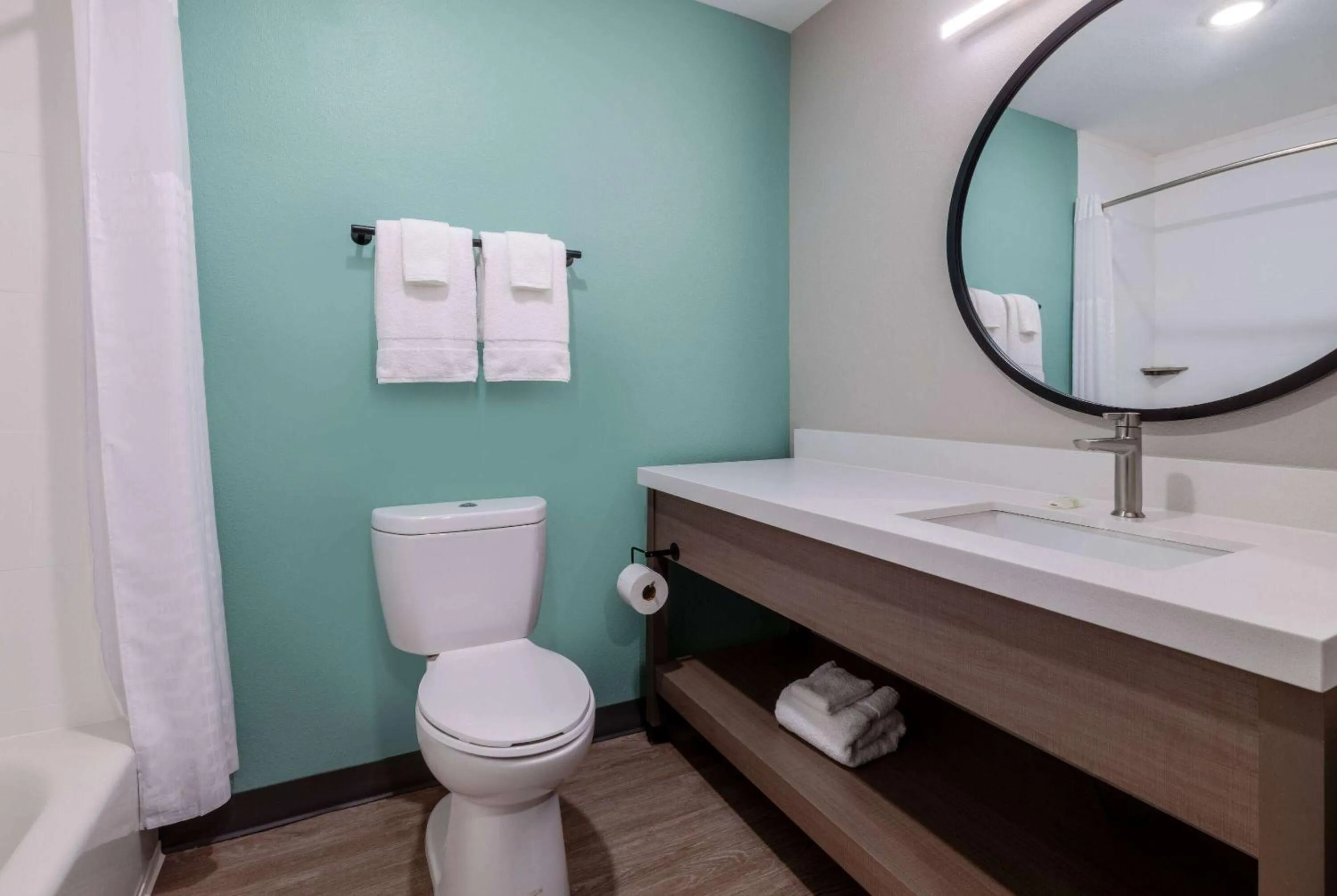 Bathroom in ECHO Suites Extended Stay by Wyndham Richmond West