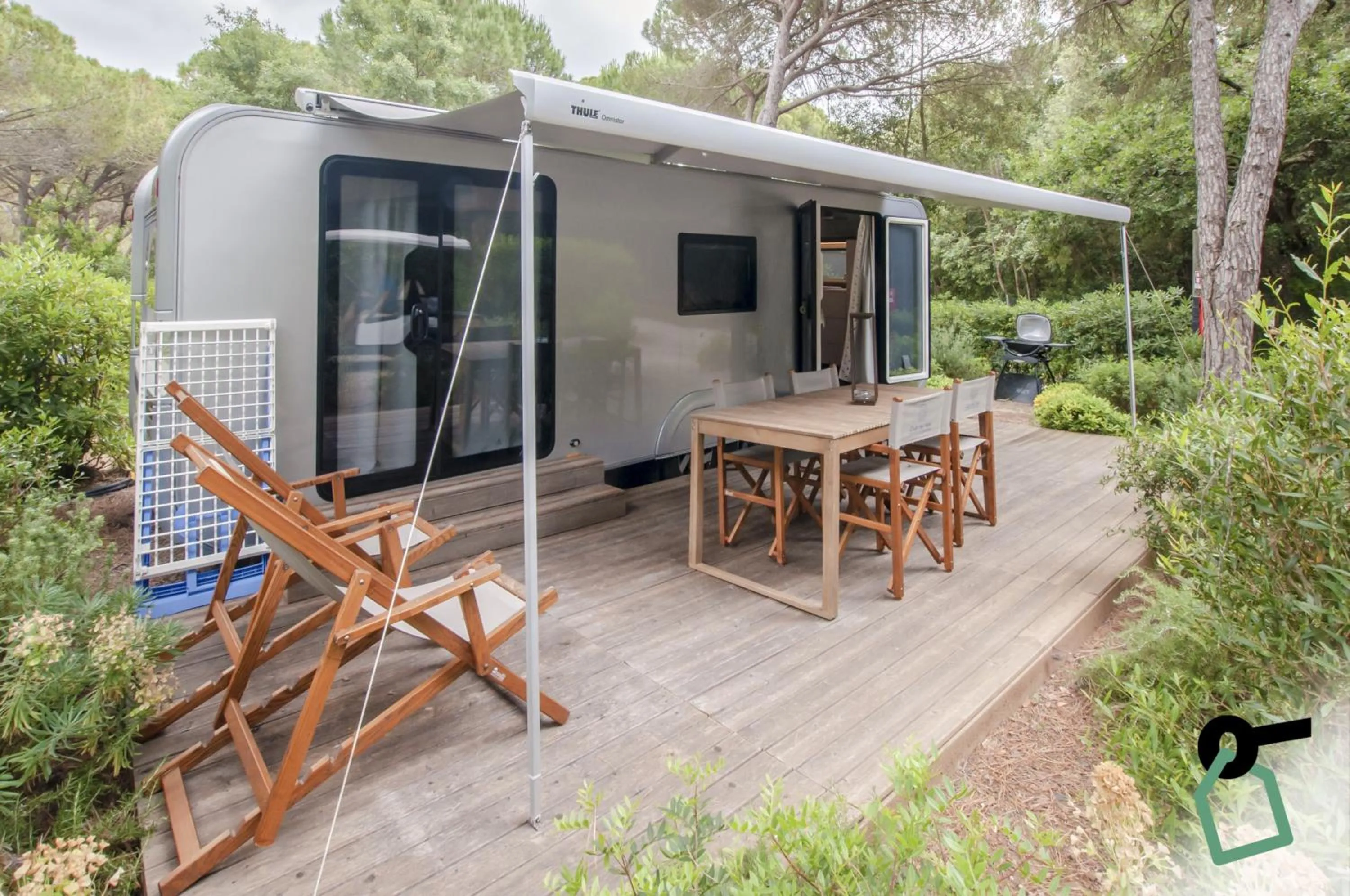 Patio in HOTIDAY Lodge Castiglione