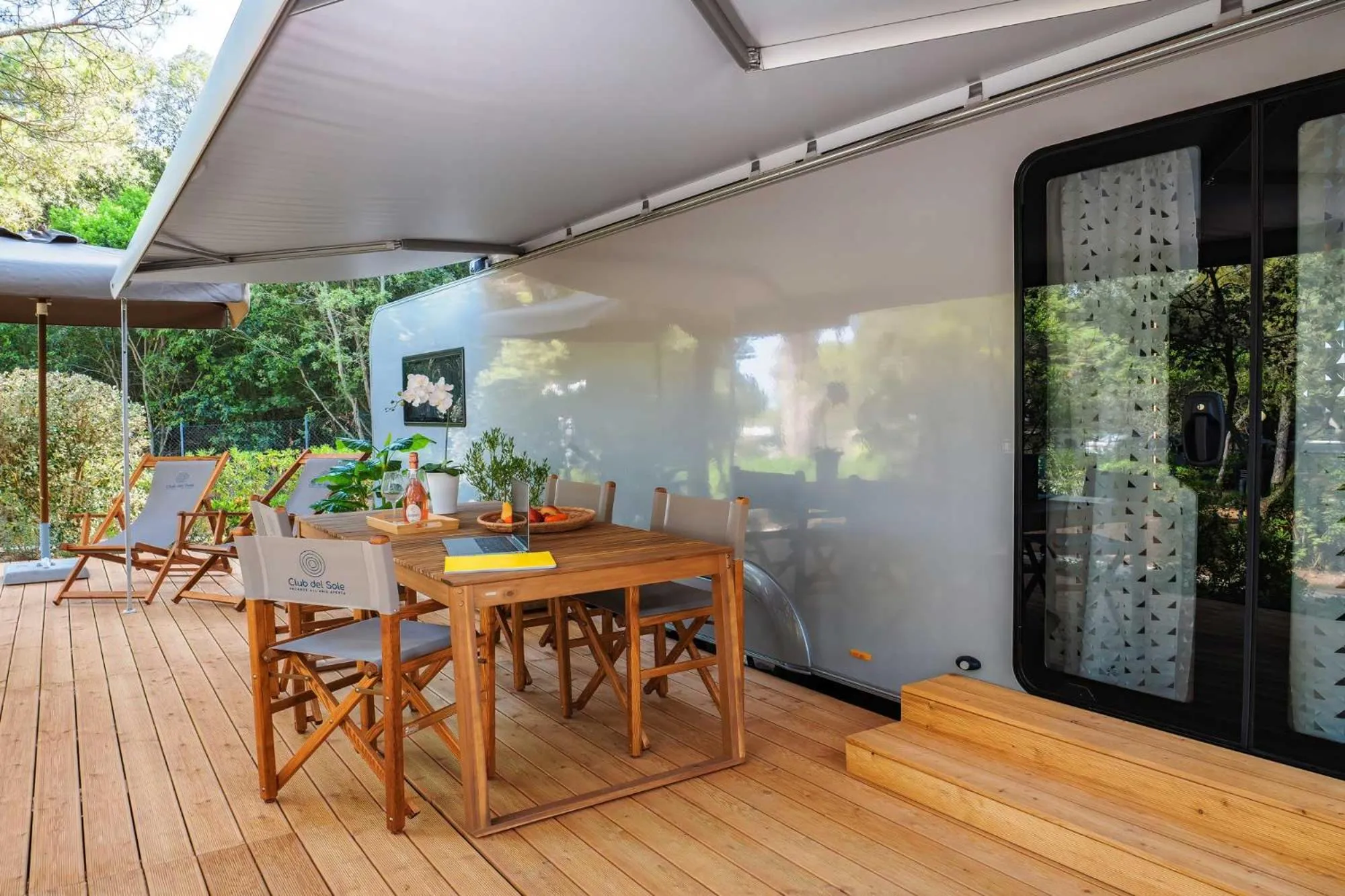 Patio in HOTIDAY Lodge Castiglione
