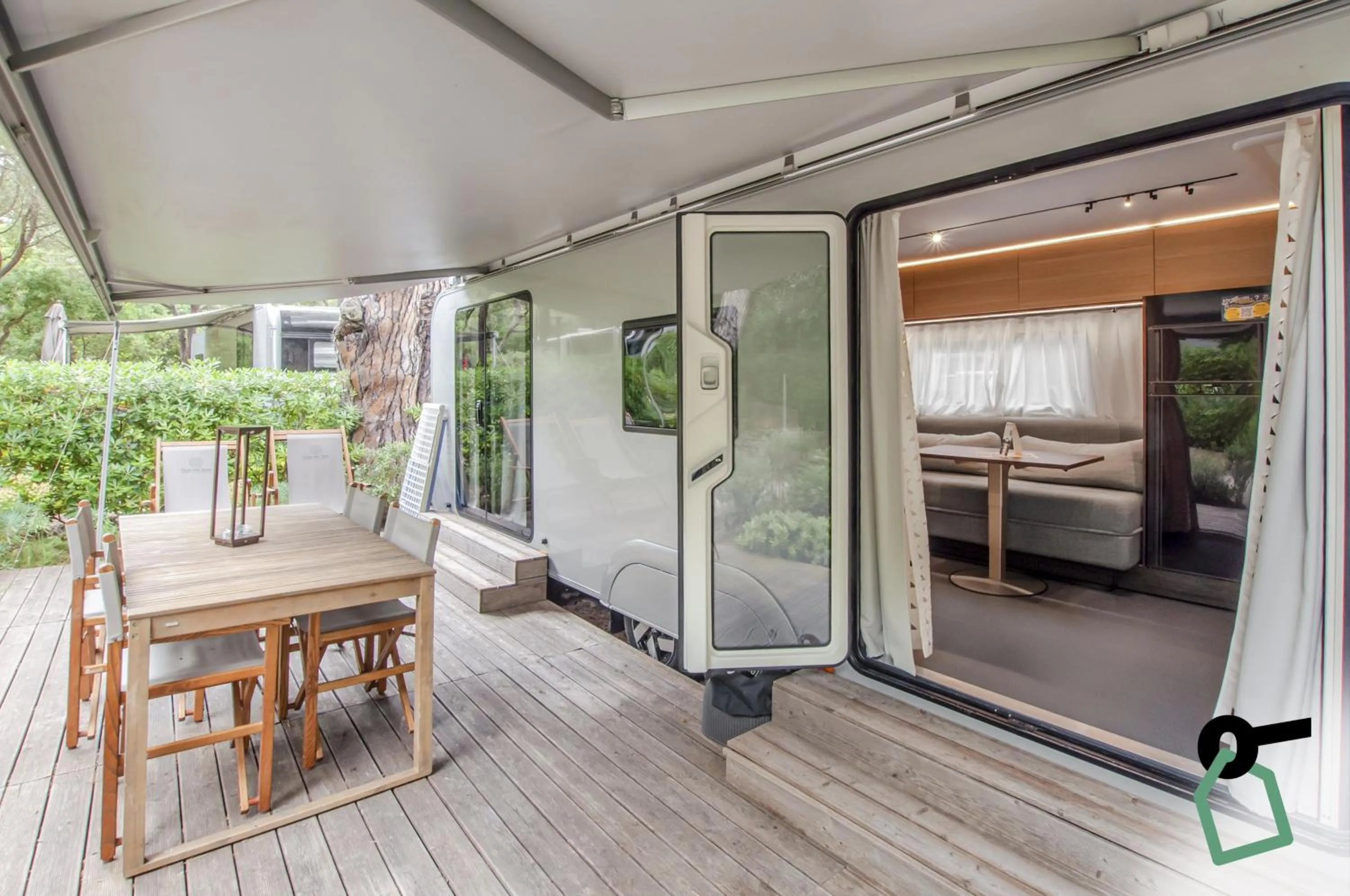 Patio in HOTIDAY Lodge Castiglione