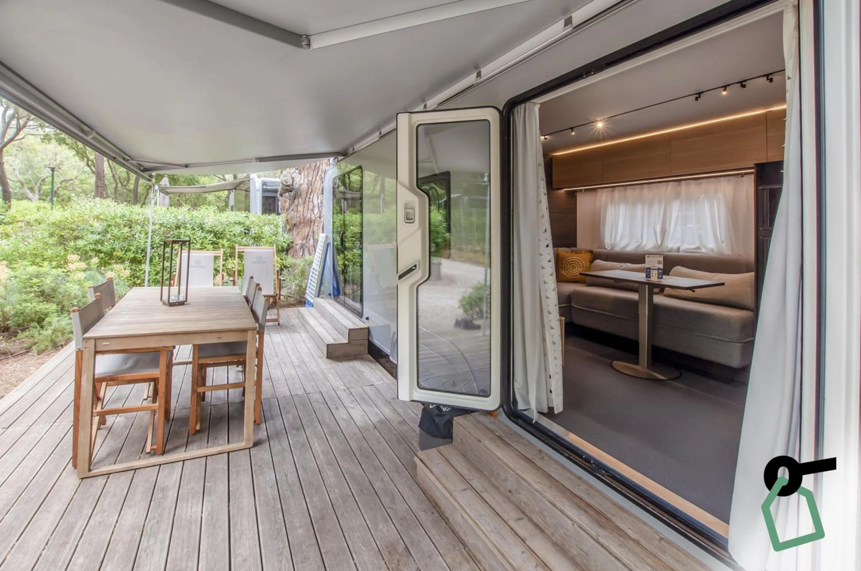 Patio in HOTIDAY Lodge Castiglione