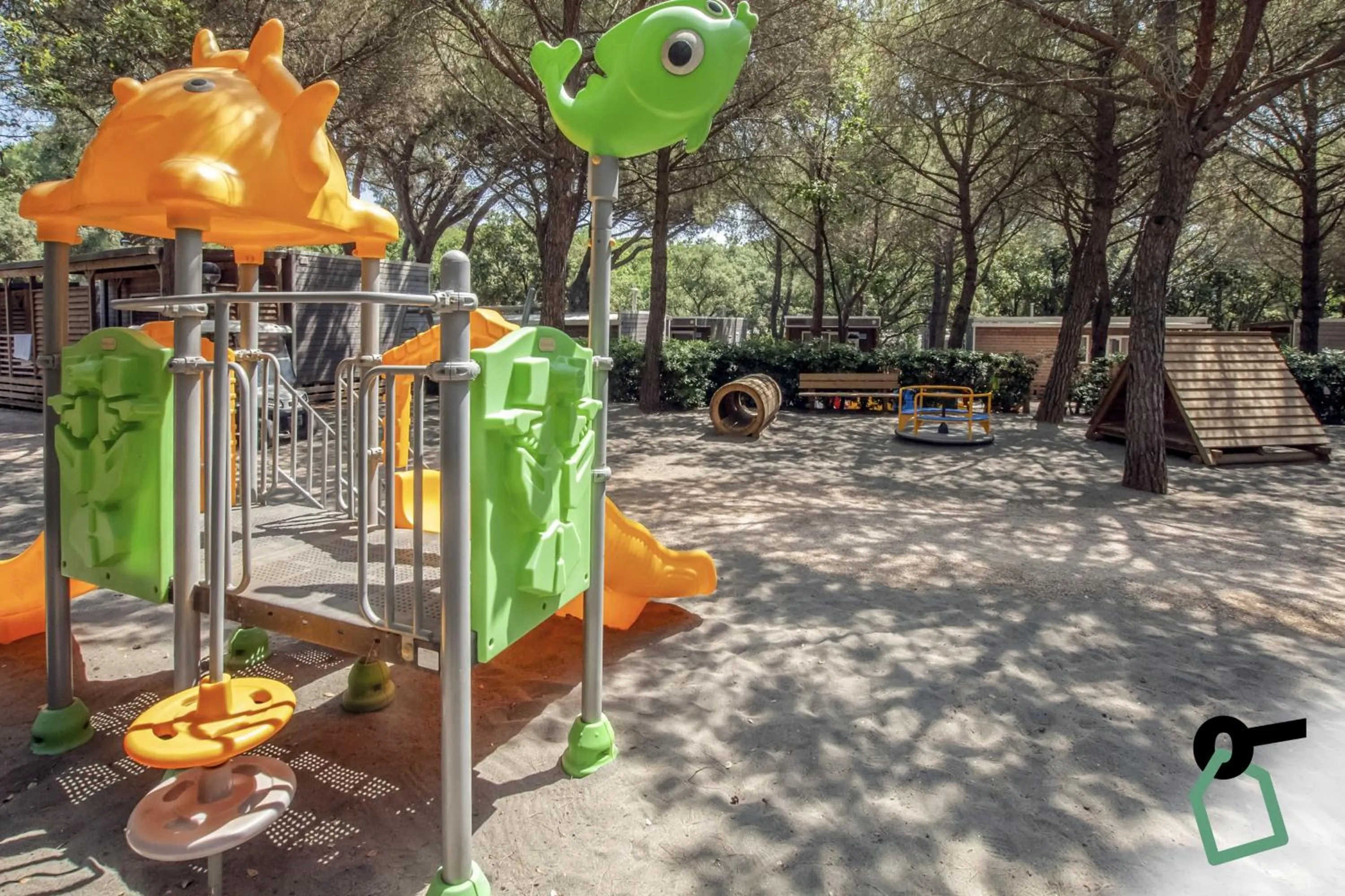 Children play ground in HOTIDAY Lodge Castiglione