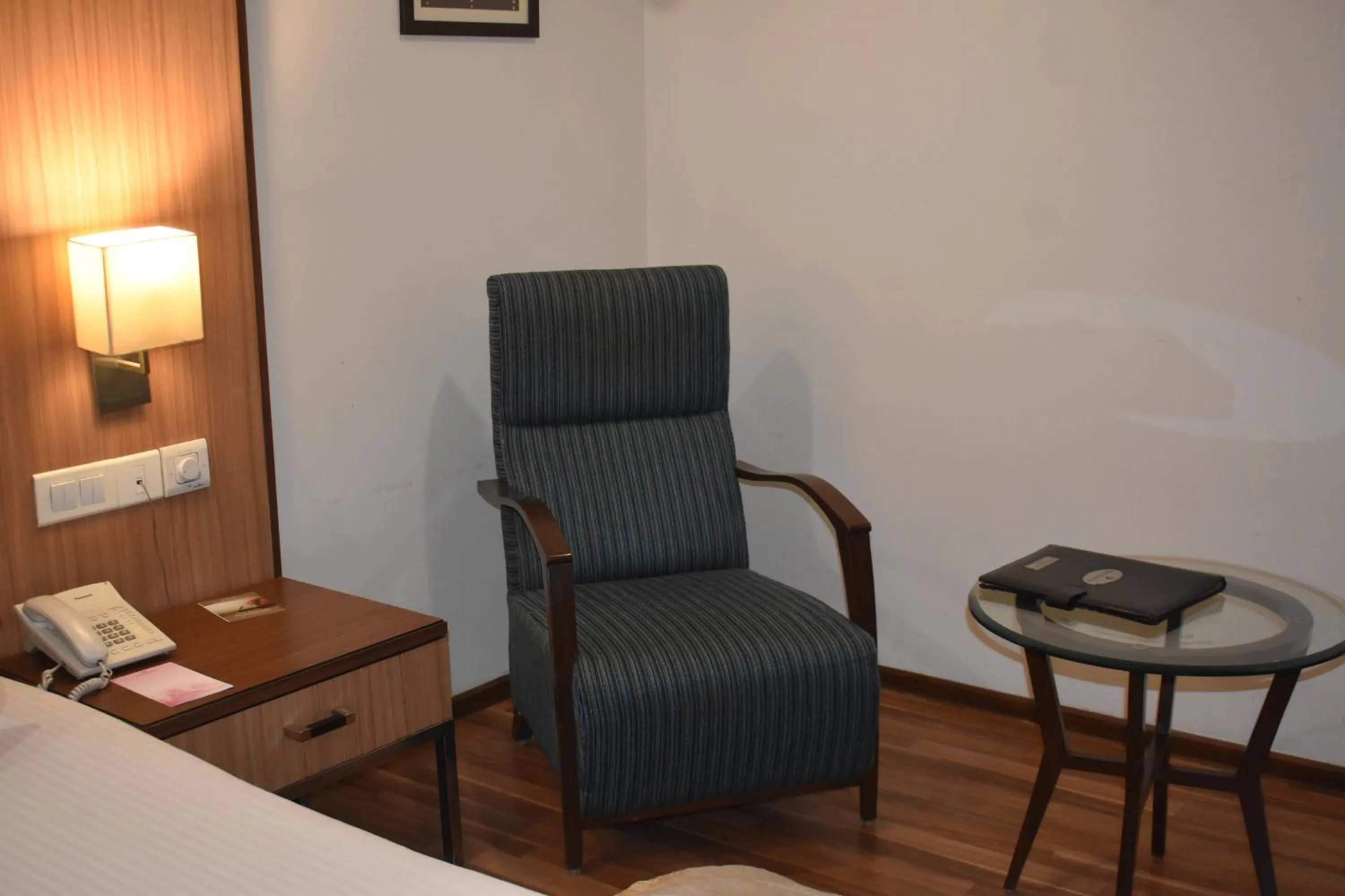 Seating area in Chanakya Hotel, Patna