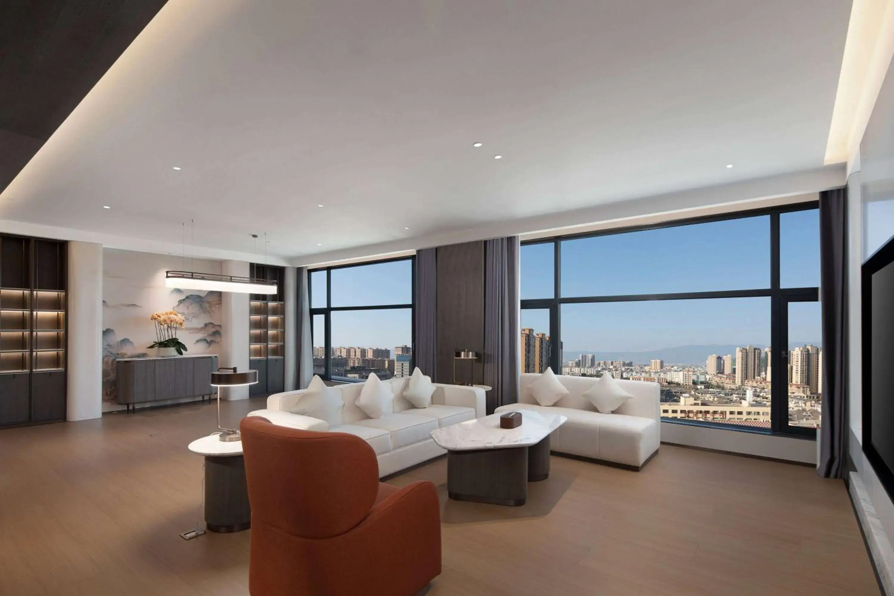 Presidential King Suite in Wyndham Qujing Luliang Presidential King Suite in Wyndham Qujing Luliang