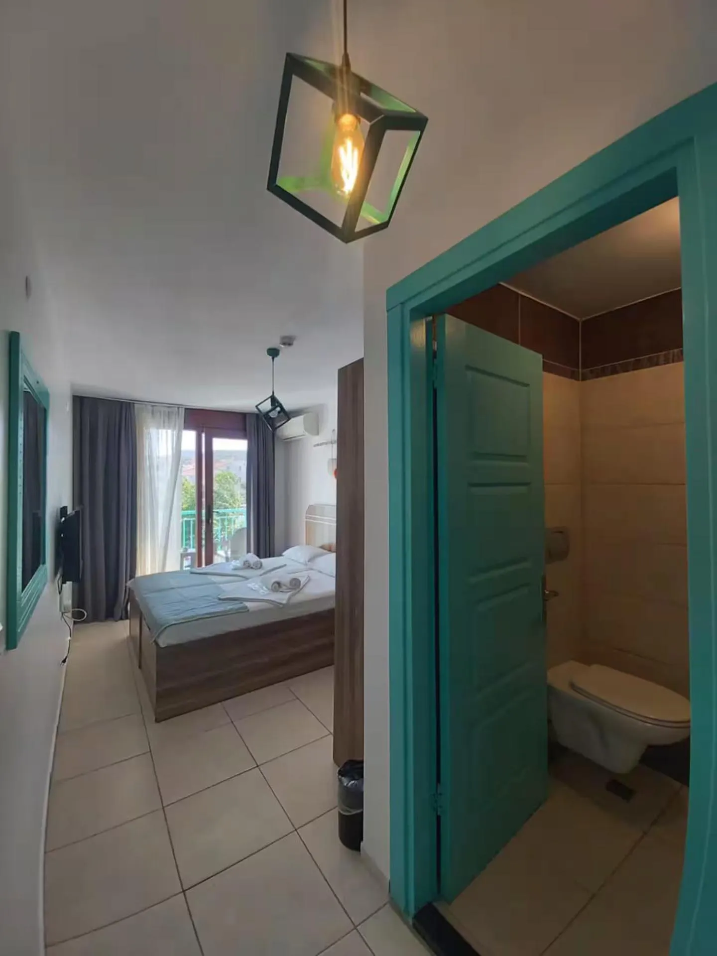 Bed in Foça Mint Hotel