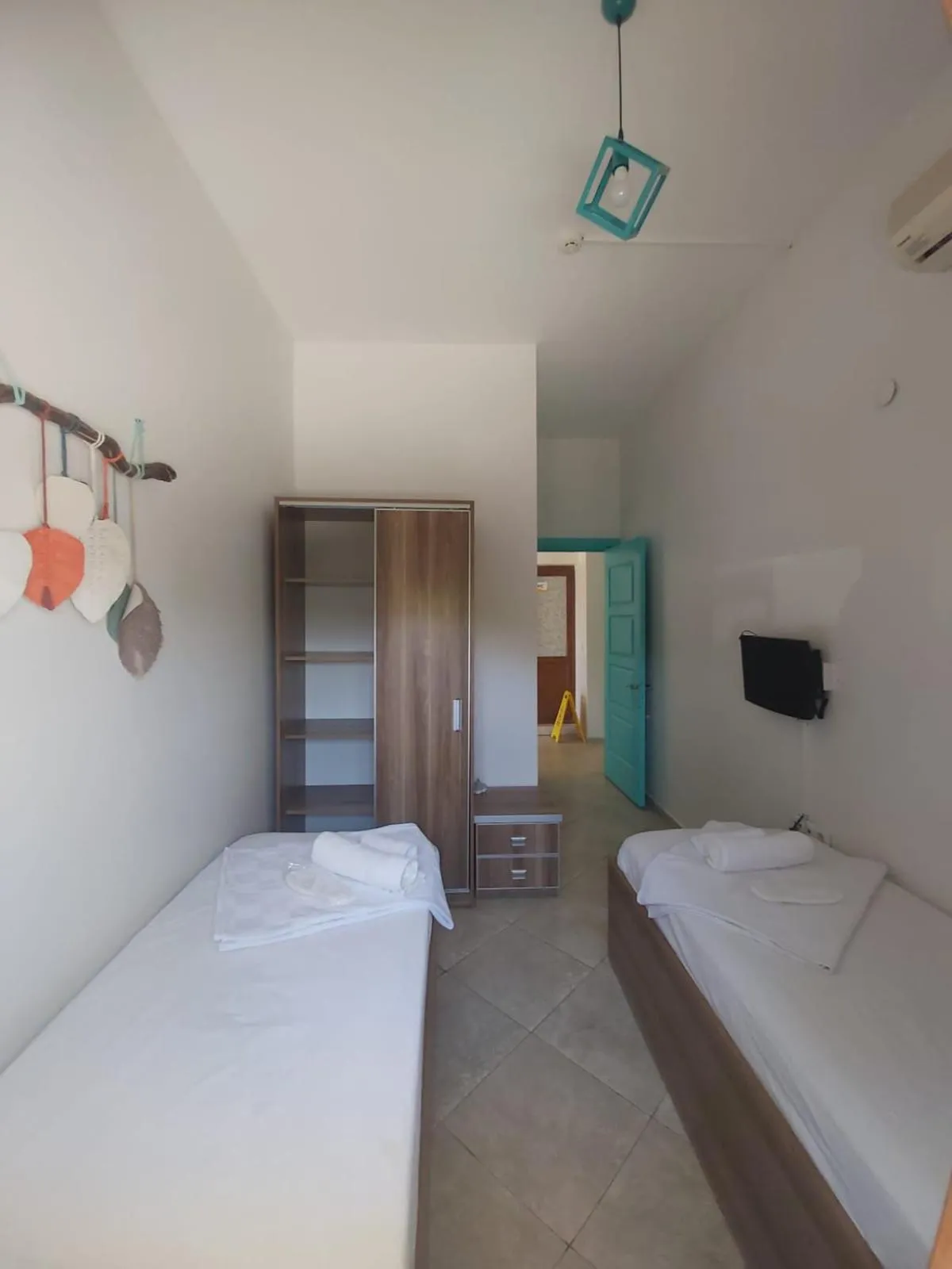 Bed in Foça Mint Hotel