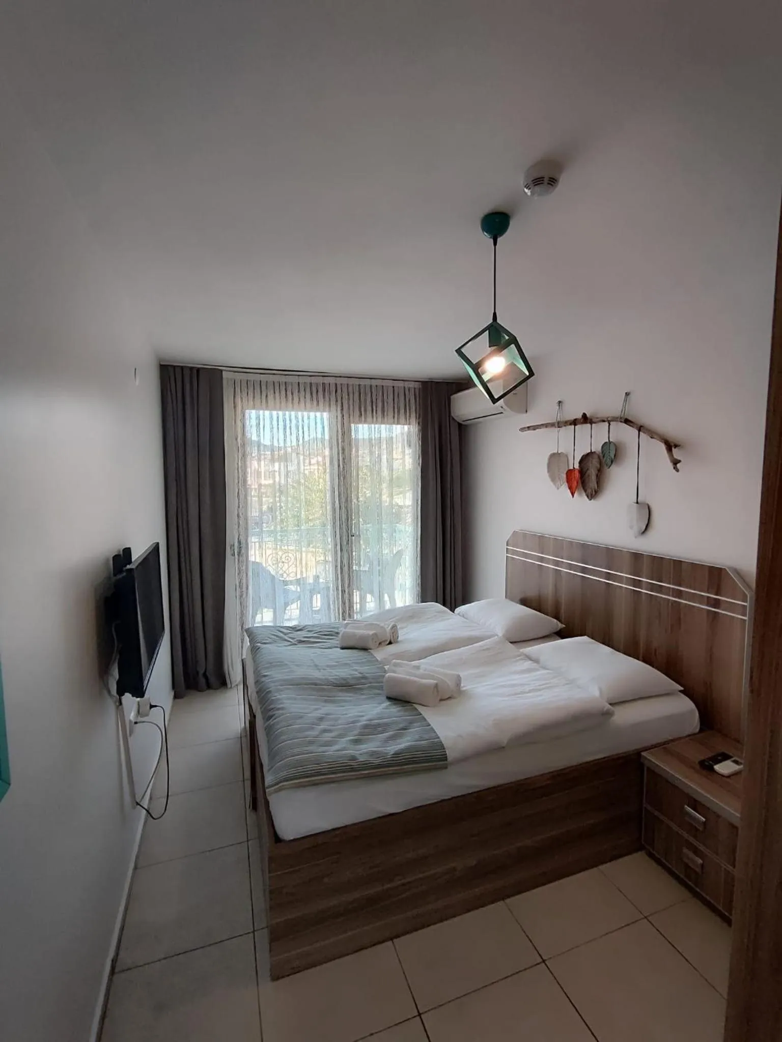 Bed in Foça Mint Hotel