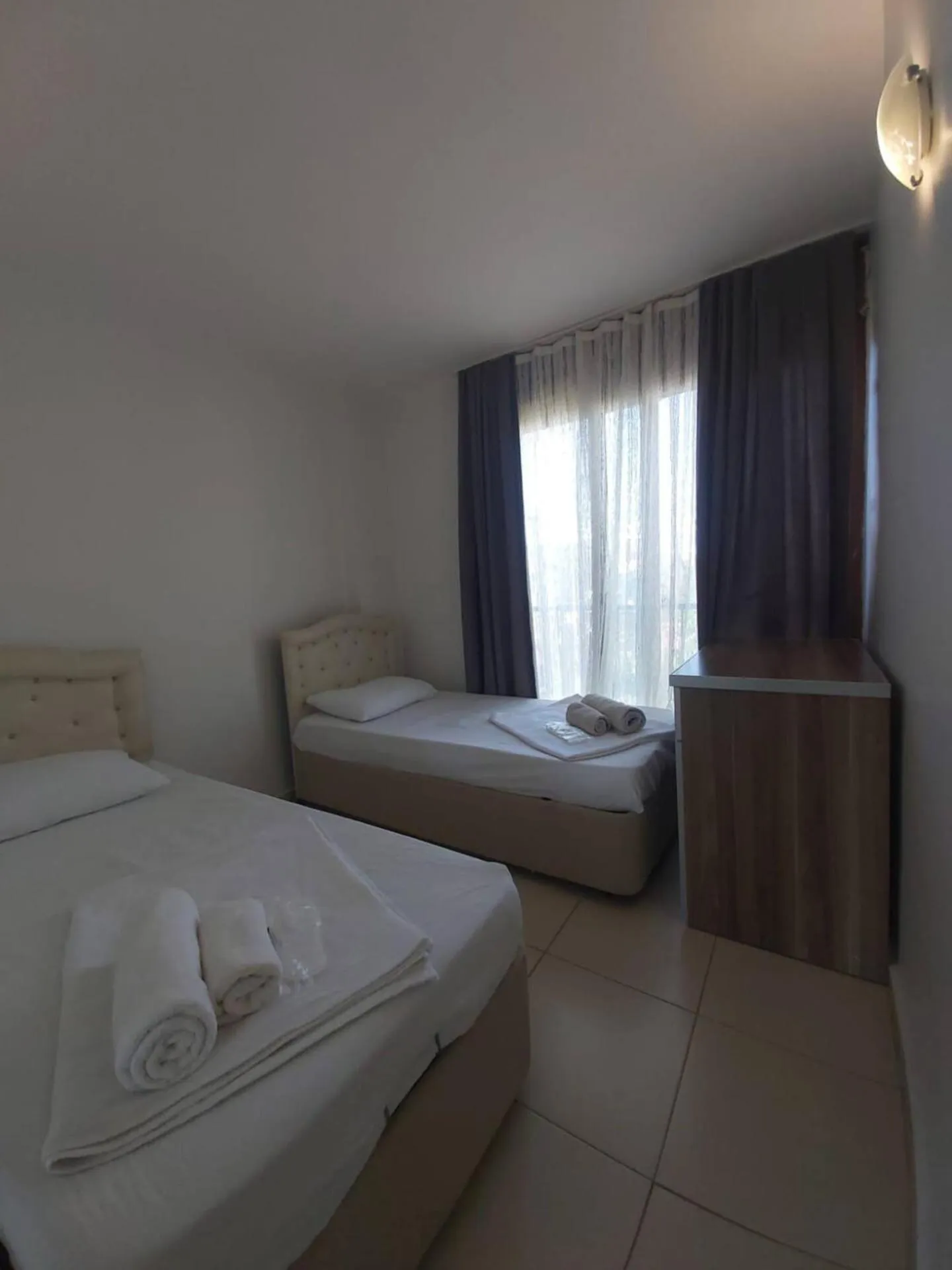 Bed in Foça Mint Hotel