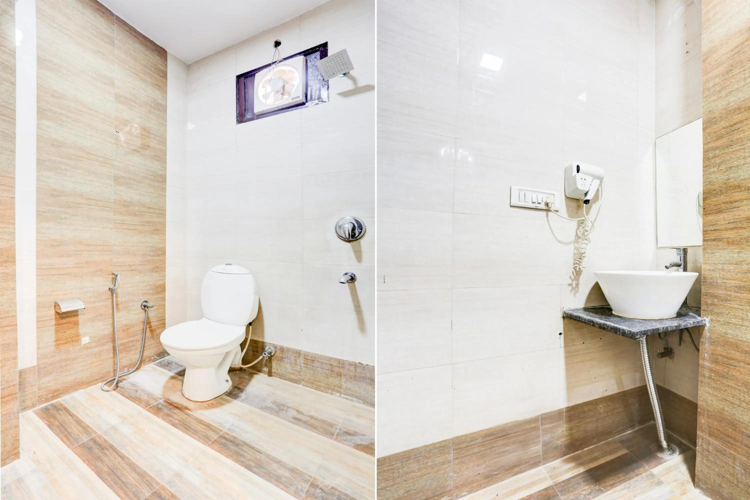 Bathroom in Collection O Mahipalpur Near Airport Formerly Jindal Palace