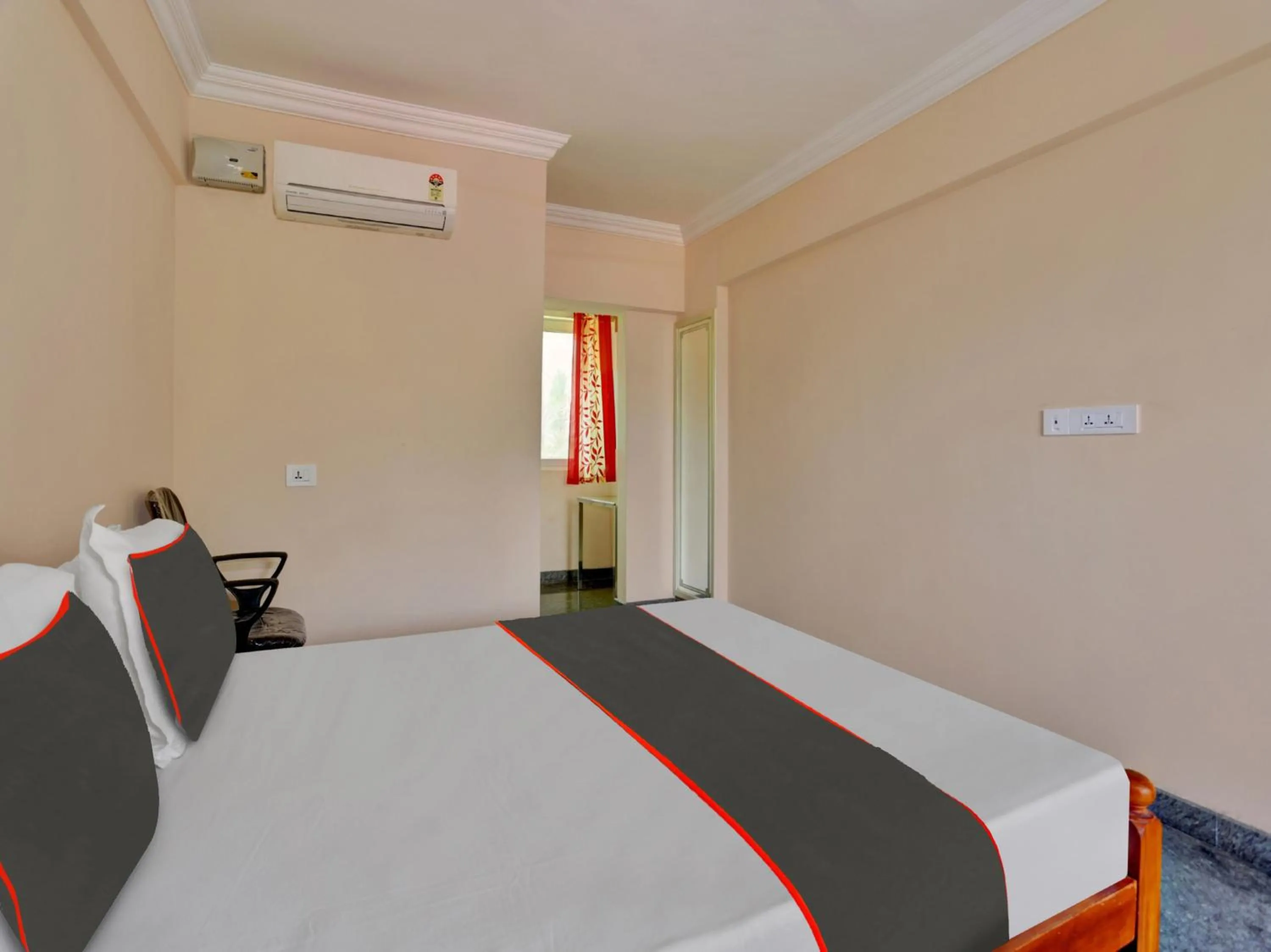 Bed in Family Castle Hotel