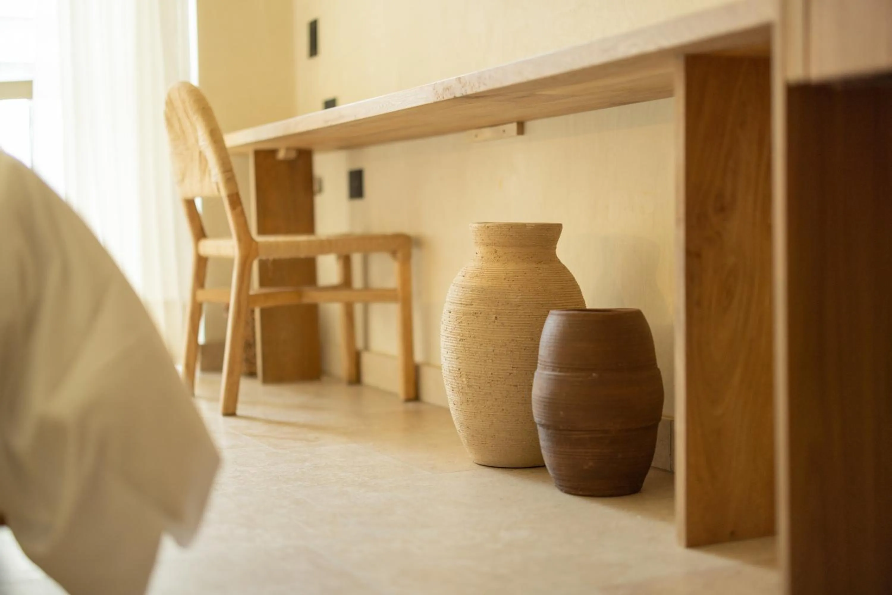 Decorative detail in Moabi Hotel