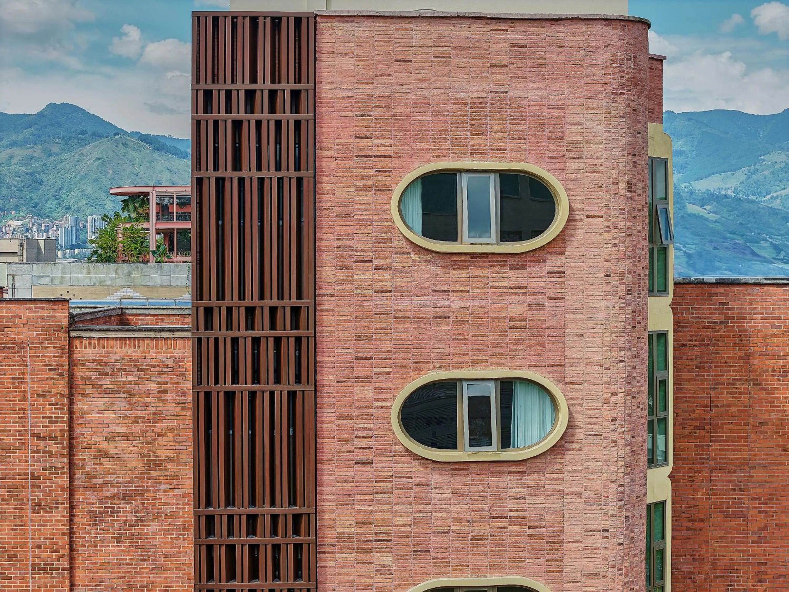 Facade/entrance in Moabi Hotel