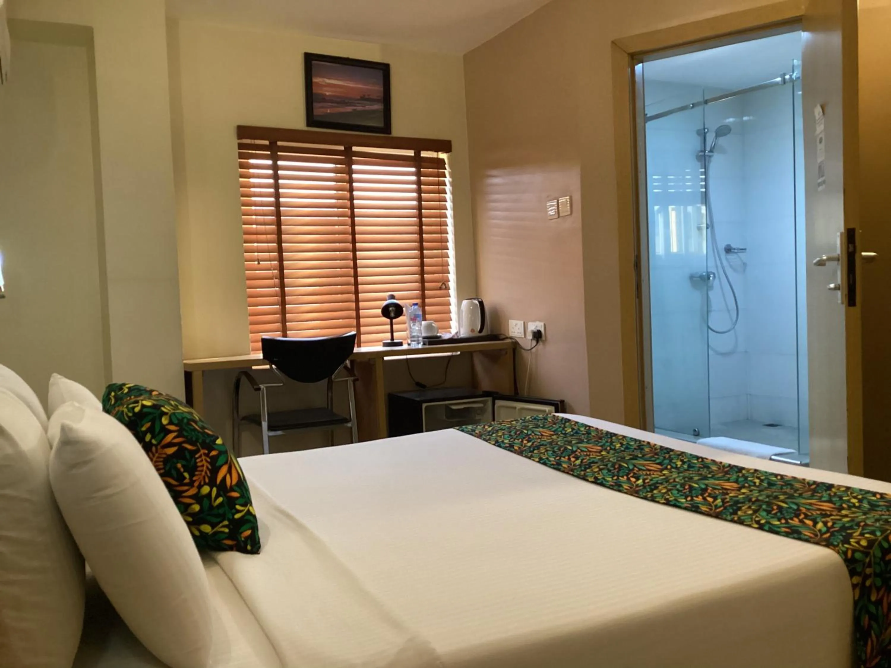 Bed in Adis Hotels Ibadan