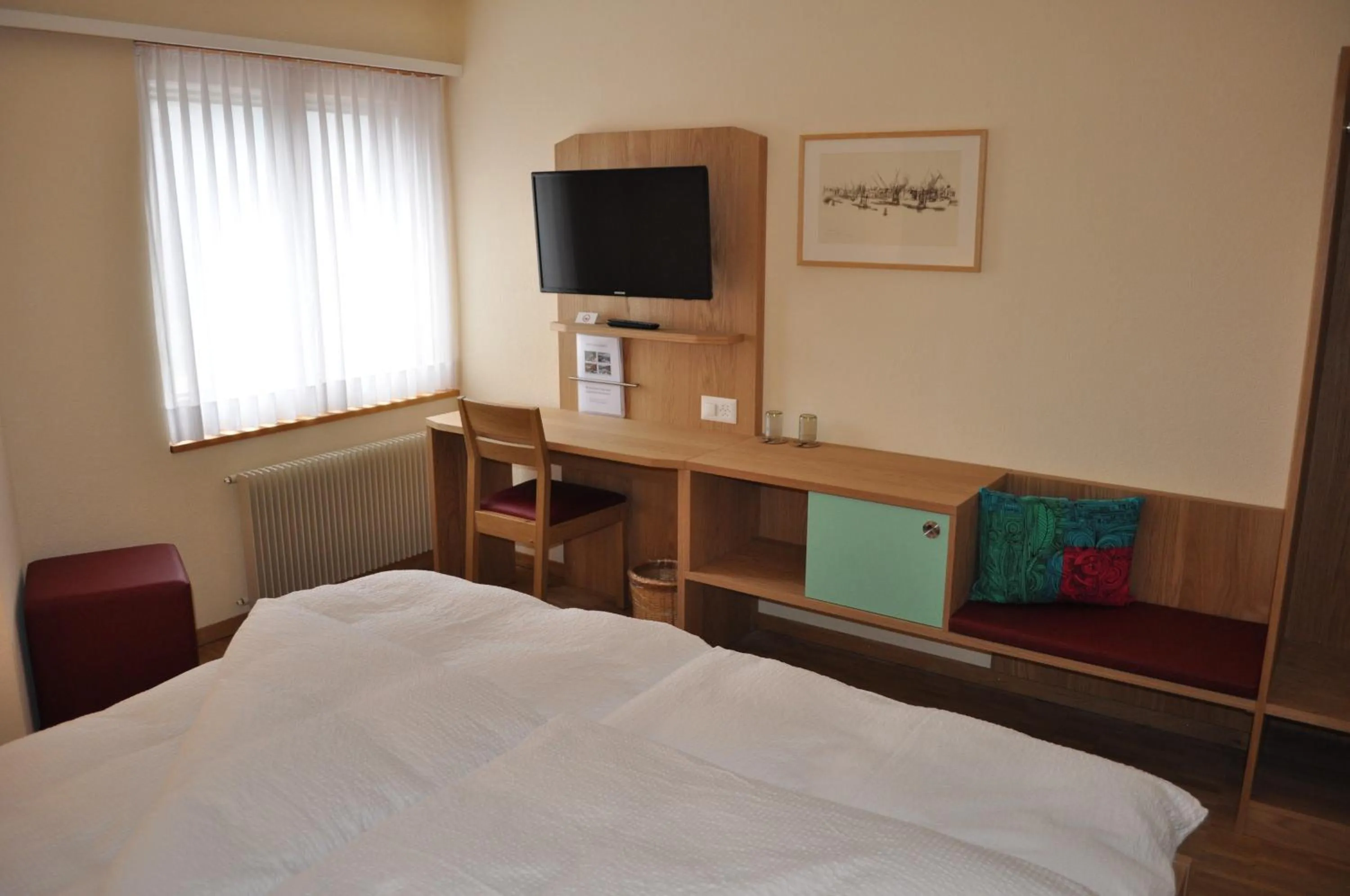 Bedroom, Bed in Restaurant Hotel Rüttihubelbad