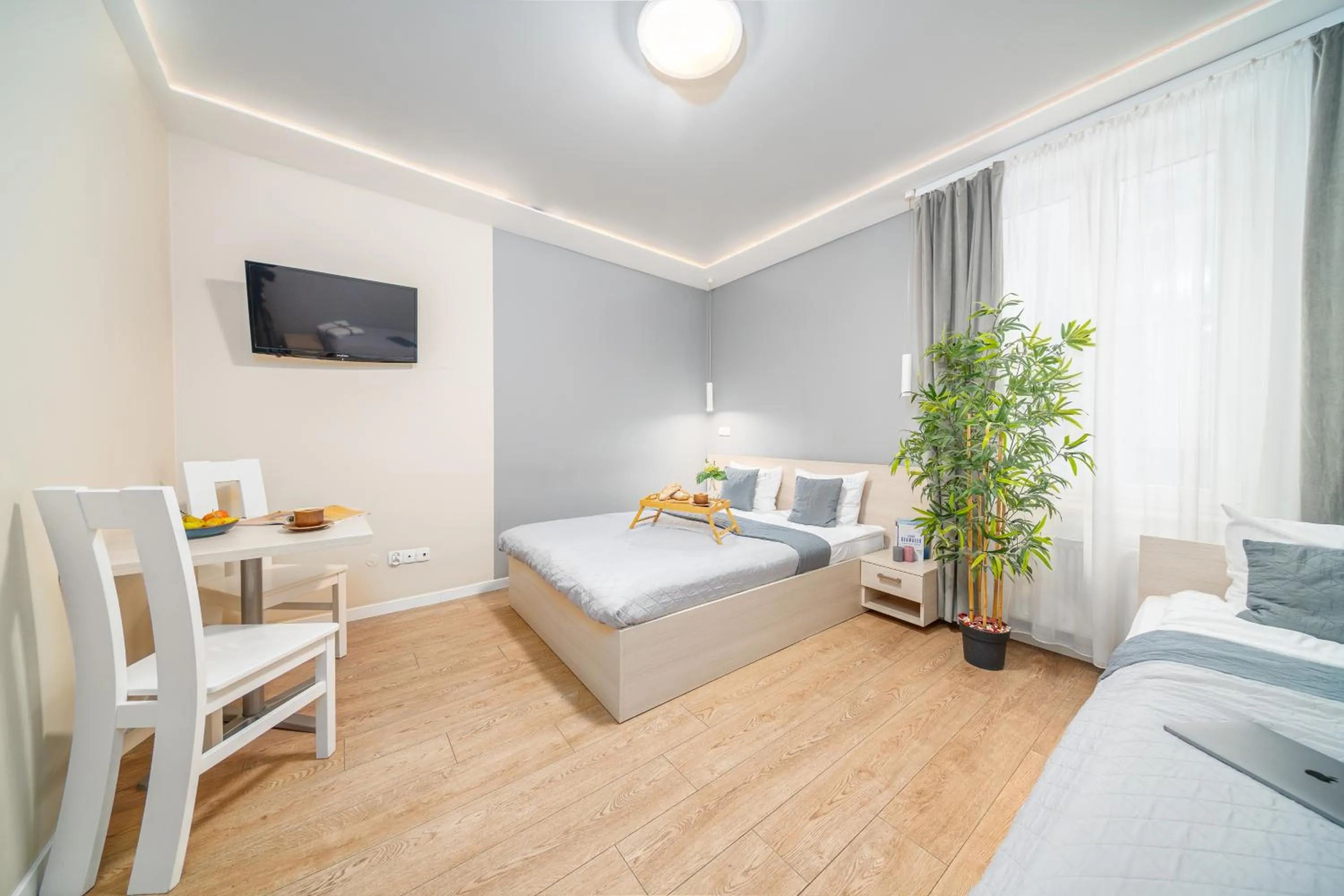 Bed in Apartamenty Platinia - komfortowe noclegi Kraków Stare Miasto
